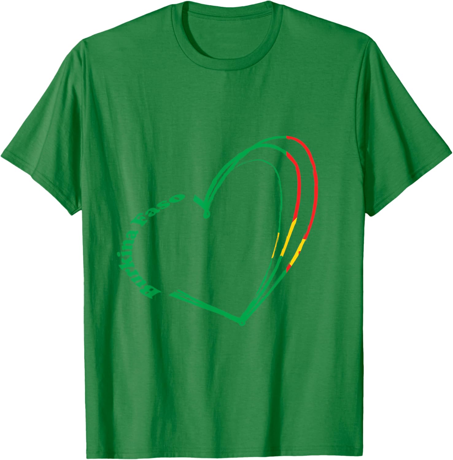 Burkina Faso Flag T-Shirt for Pride and Love of Burkina Faso - 1