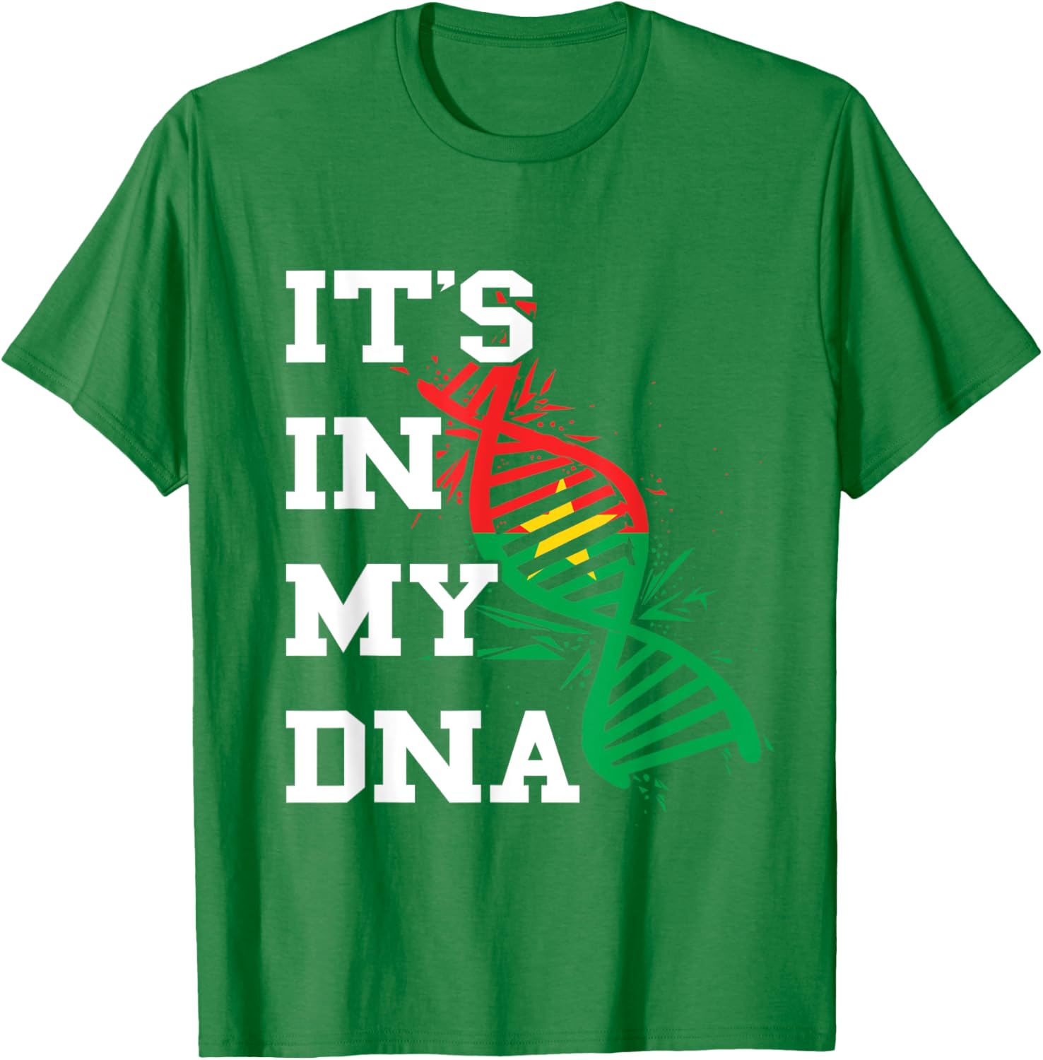 Burkina Faso Flag Its In My DNA Burkina Fasoan Roots T-Shirt - 19