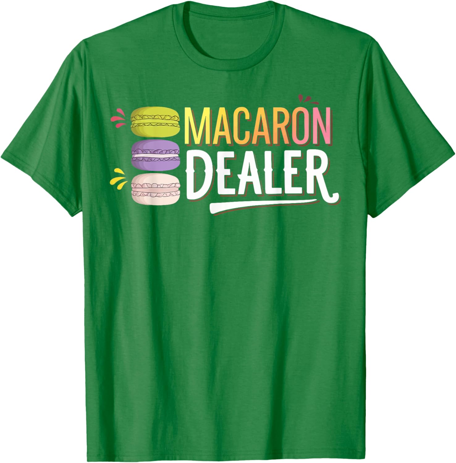 Charming Macaron Dealer T-Shirt for Sweet Treat Lovers and Foodies - 14