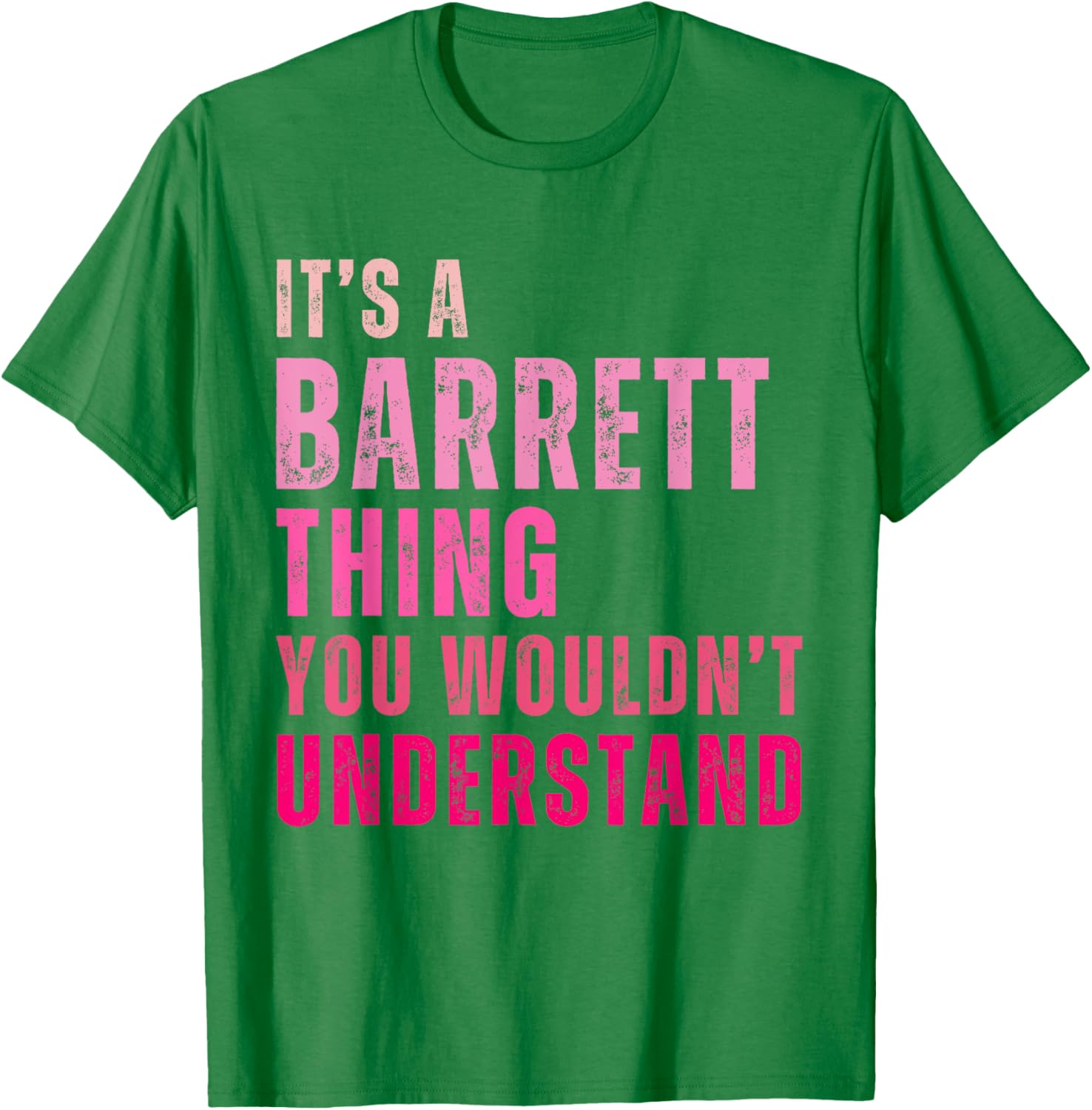 Barrett Vintage T-Shirt It's A Barrett Thing You Wouldn't Understand - 21