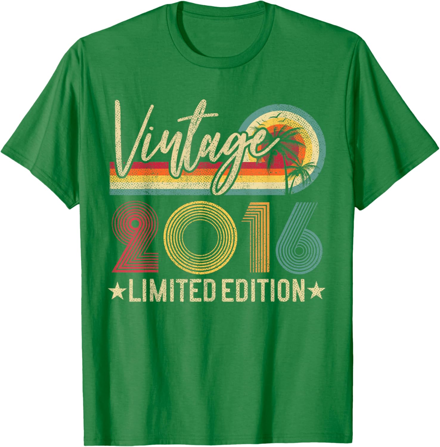 Limited Edition Vintage 2016 9th Birthday T-Shirt for Kids - 16