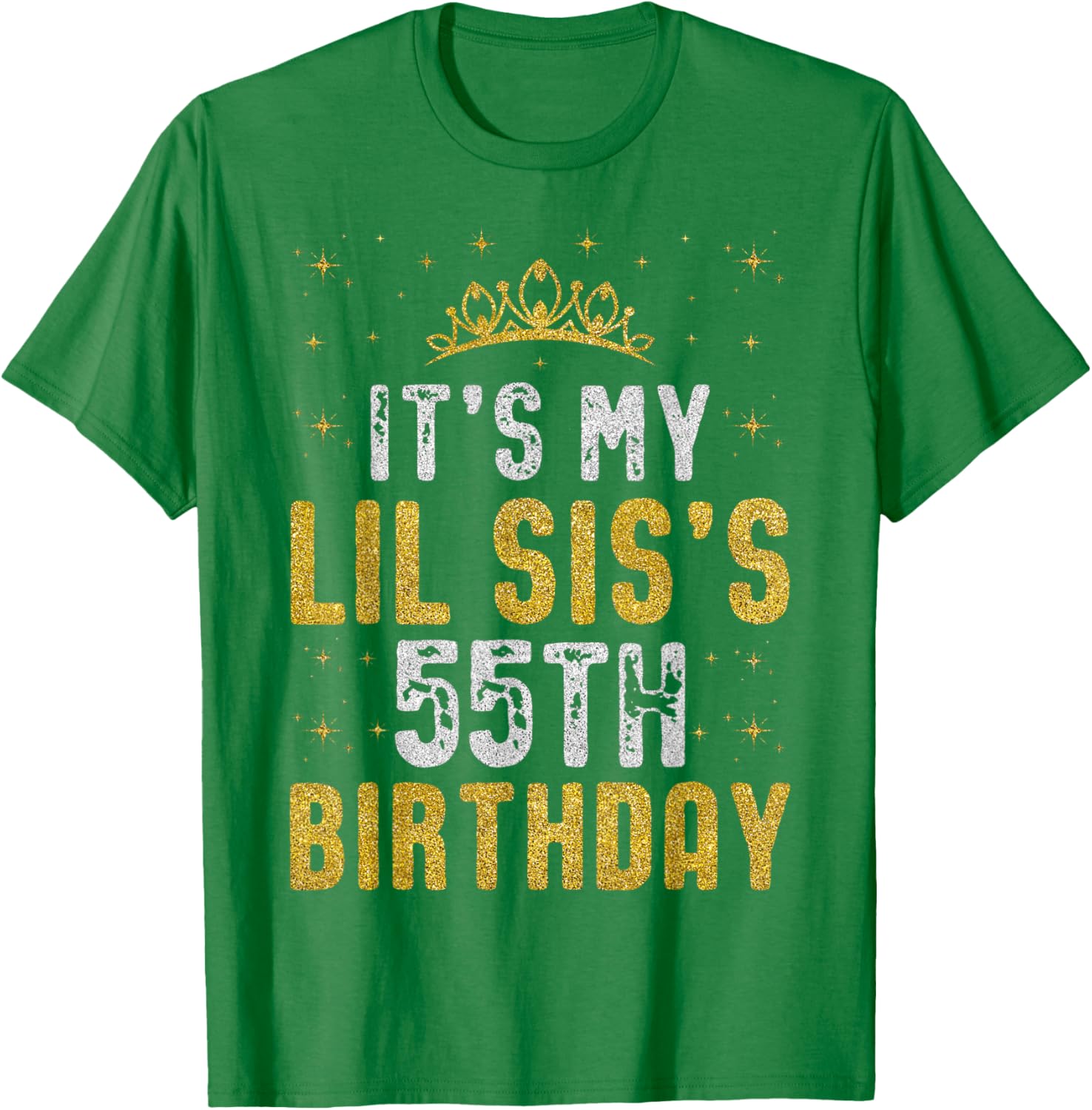 Happy 55th Birthday Lil Sis T-Shirt 1970 Vintage Birthday Gift - 10
