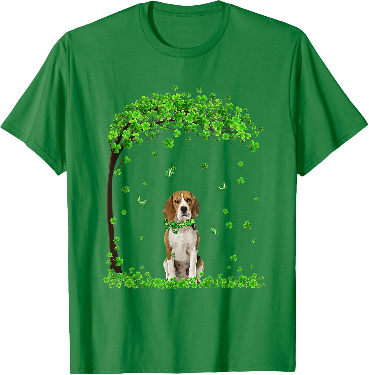 Beagle St Patricks Day Shamrock T-Shirt for Irish Dog Lovers - 29