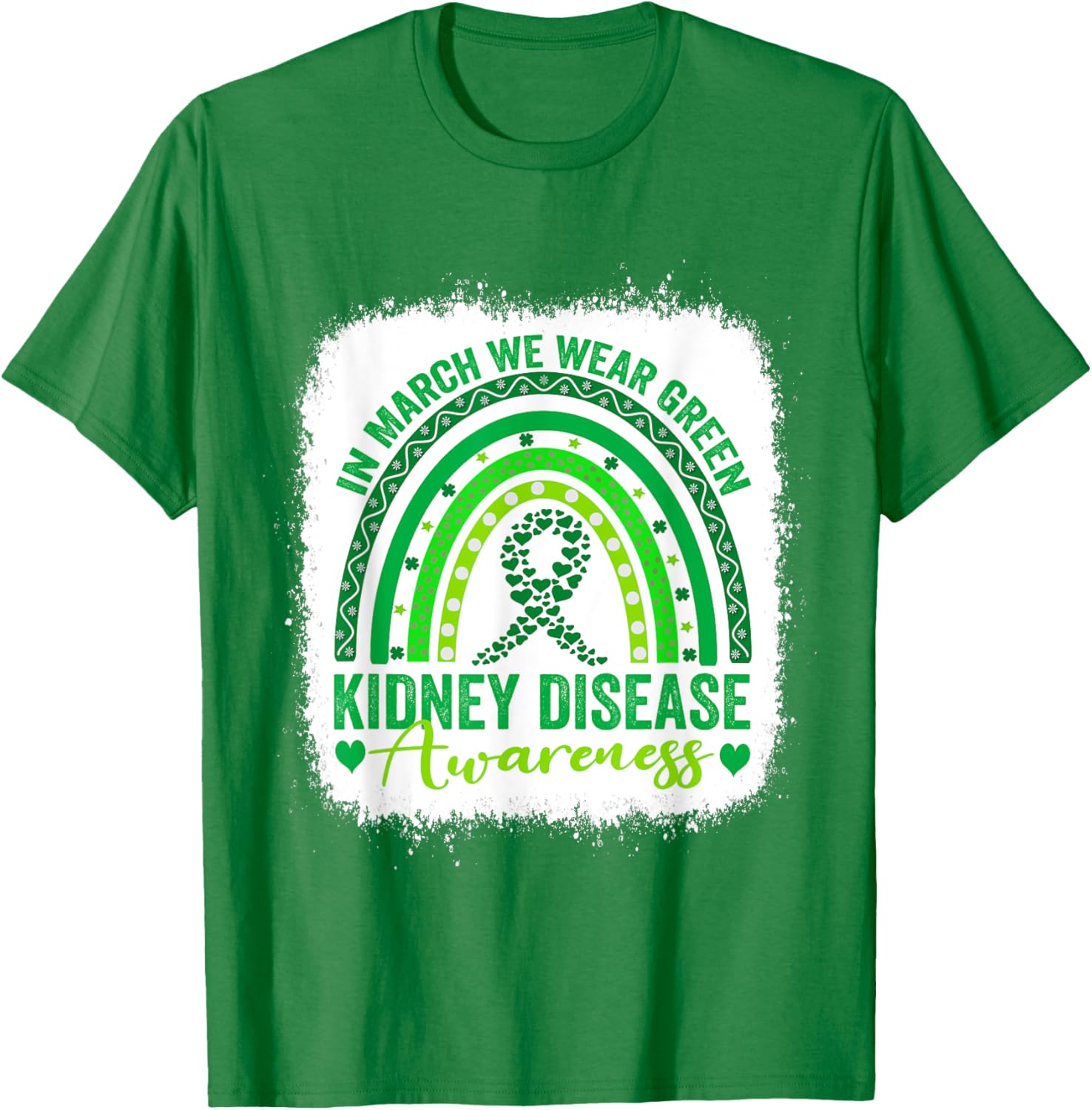 We Wear Green for Kidney Disease Awareness Month 2025 T-Shirt - 9