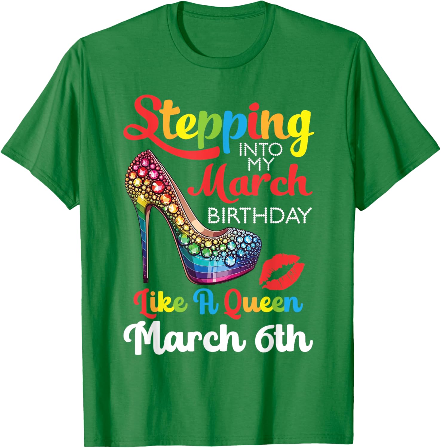 March Birthday Queen T-Shirt for Celebrating Your Special Day March 6th - 8