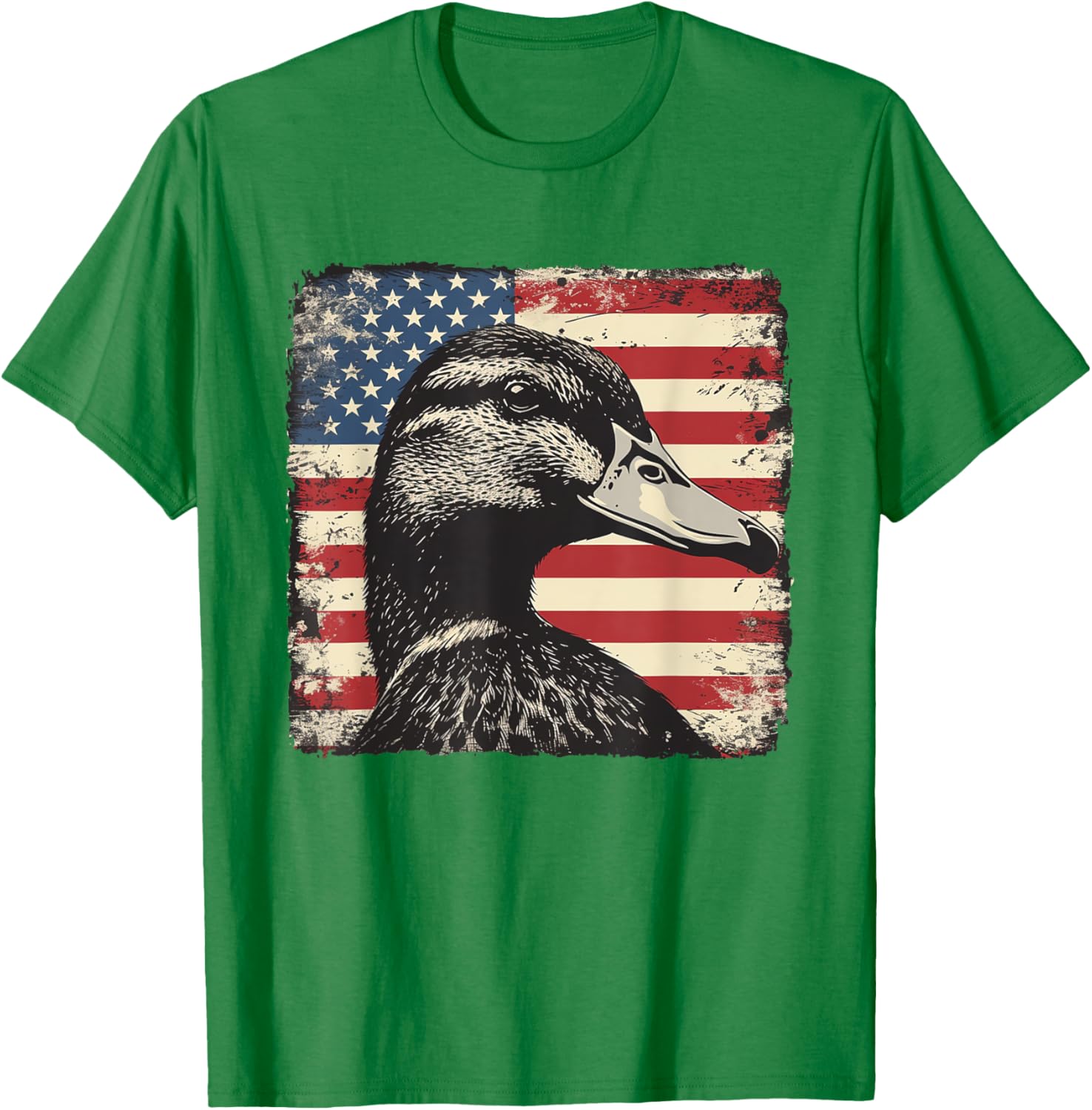 America Flag Duck Shirt for 4th of July | Fun Men's and Women's Tee - 14