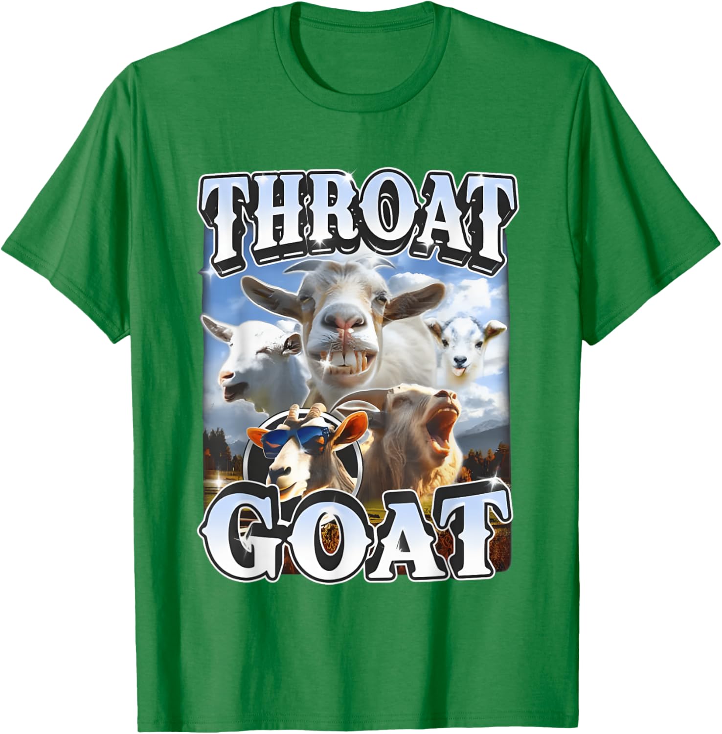 Throat Goat Retro Funny Gag T-Shirt for Adult Humor Lovers - 21