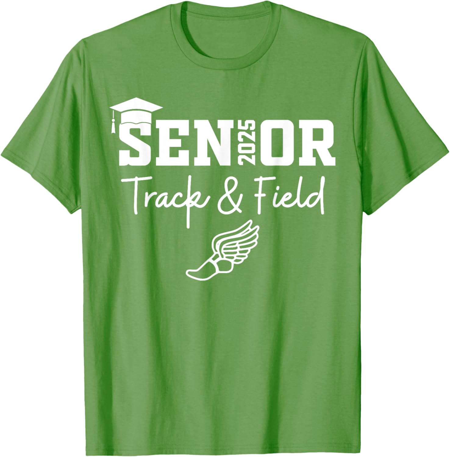 Track and Field Class of 2025 Graduation T-Shirt for Athletes - 19