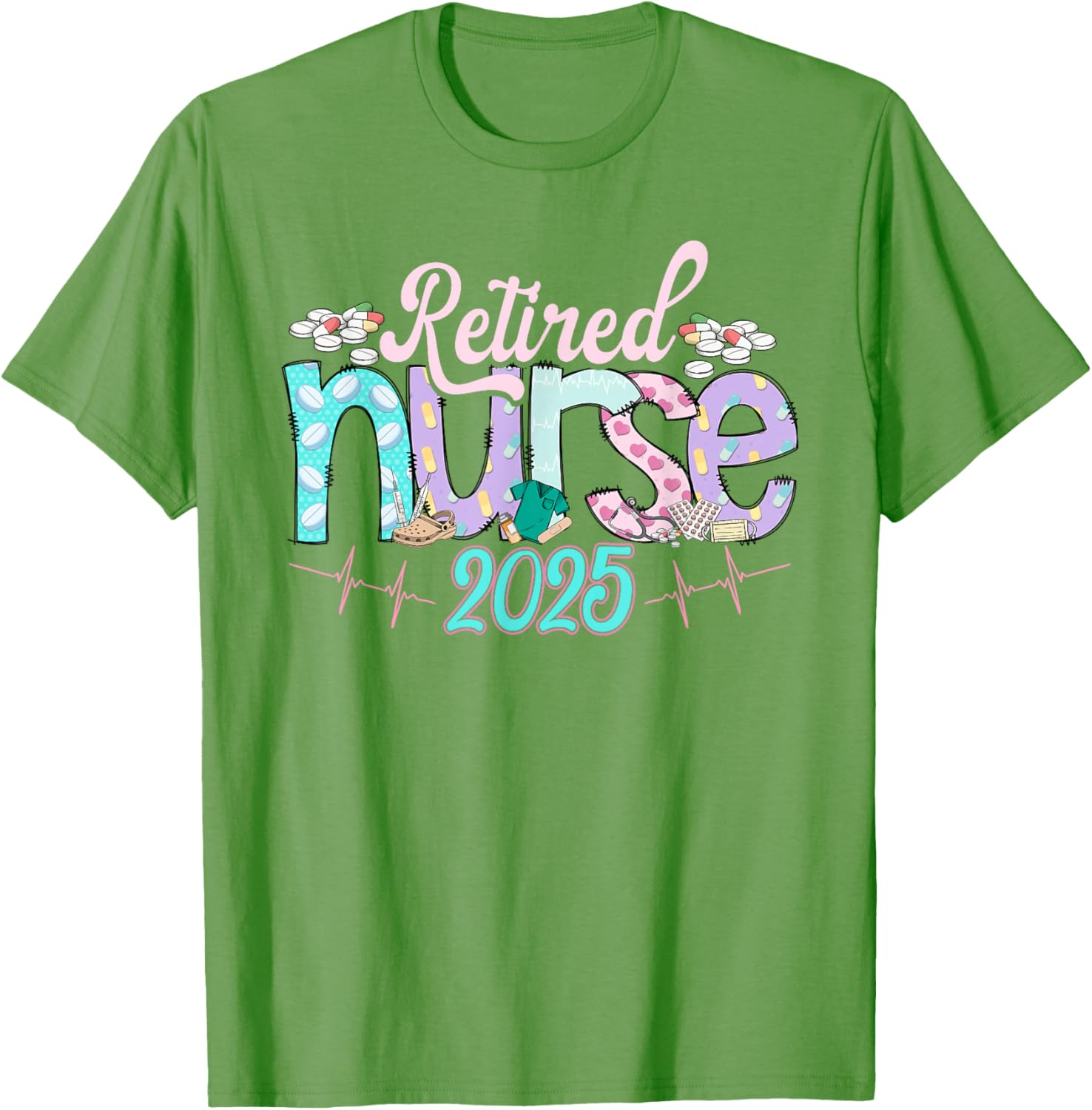 Tie Dye Retired Nurse T-Shirt 2025 Perfect Gift for Nurses - 5