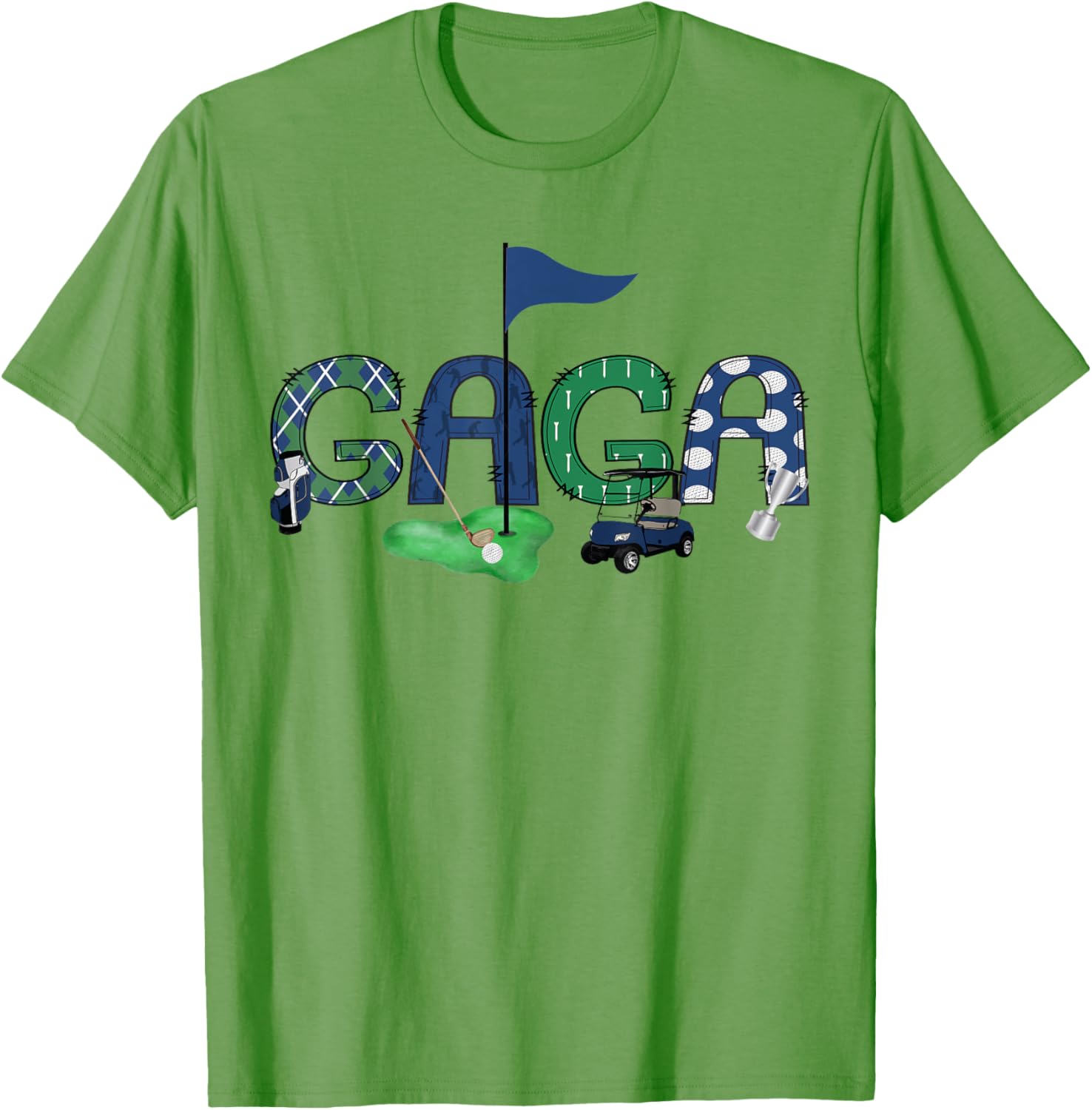 Gaga Of The Birthday Boy Hole in One Golf T-Shirt for Fun Celebrations - 7