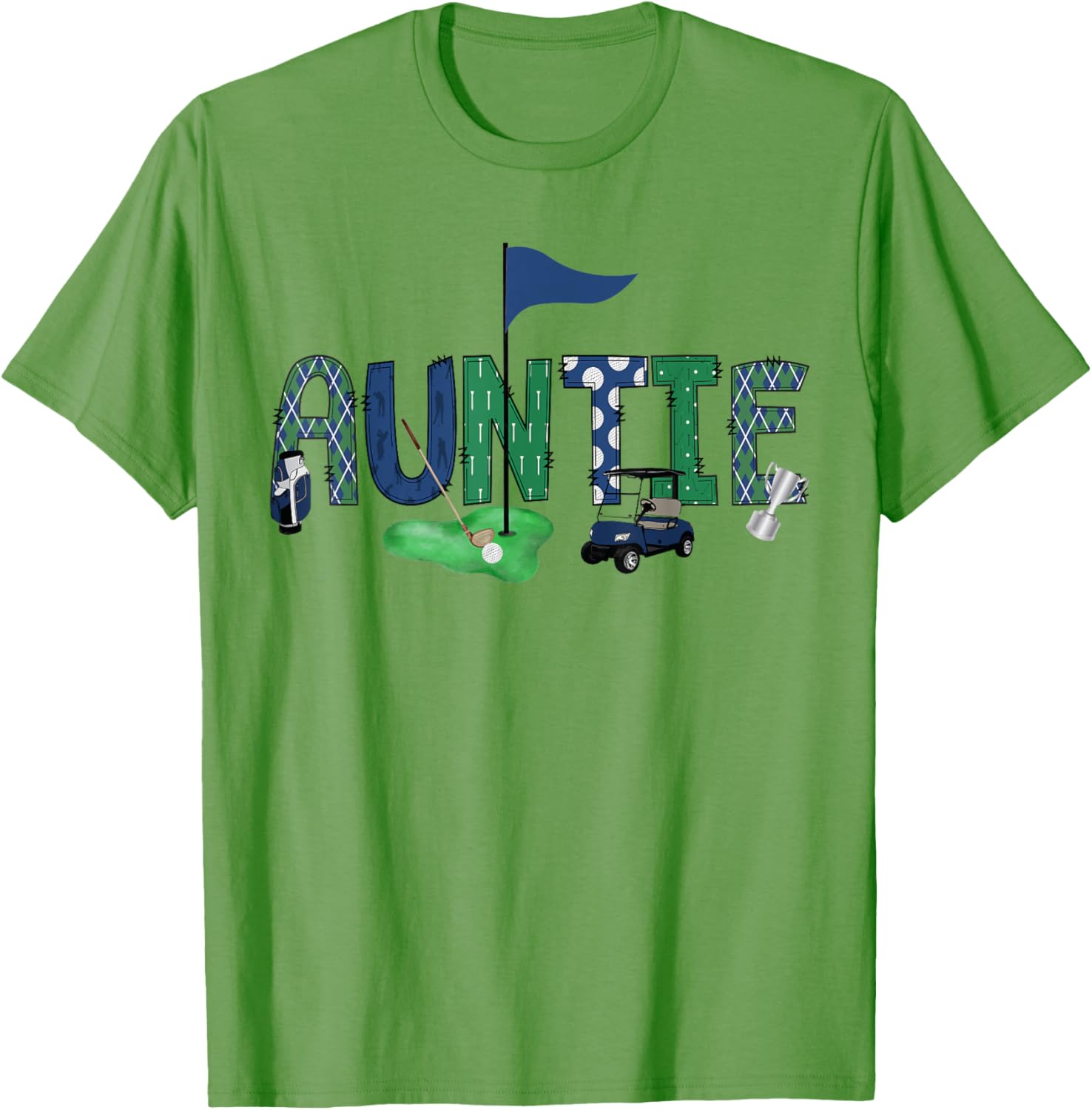 Auntie Of The Birthday Boy Golf T-Shirt for a Fun Celebration - 3