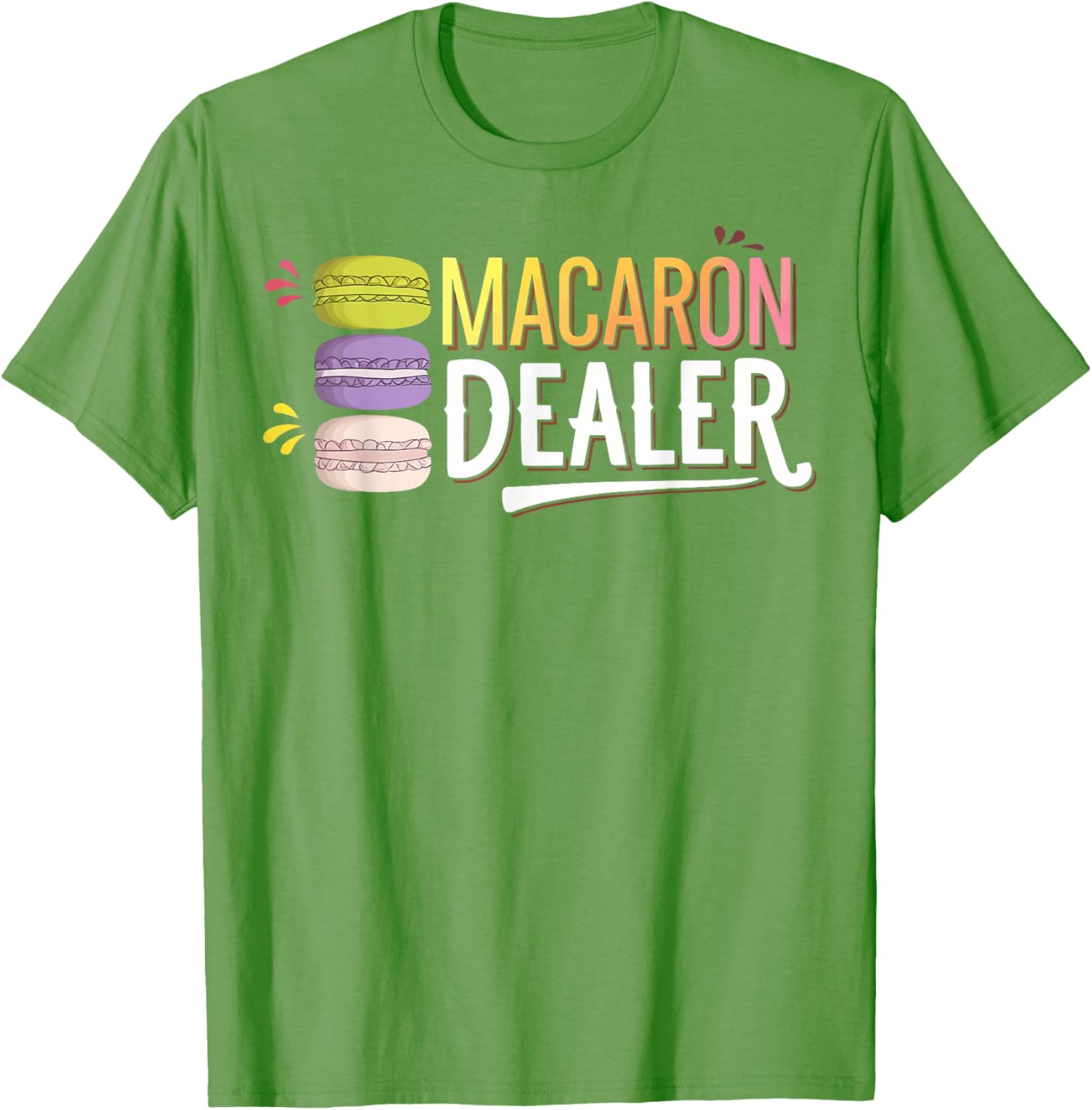 Charming Macaron Dealer T-Shirt for Sweet Treat Lovers and Foodies - 16