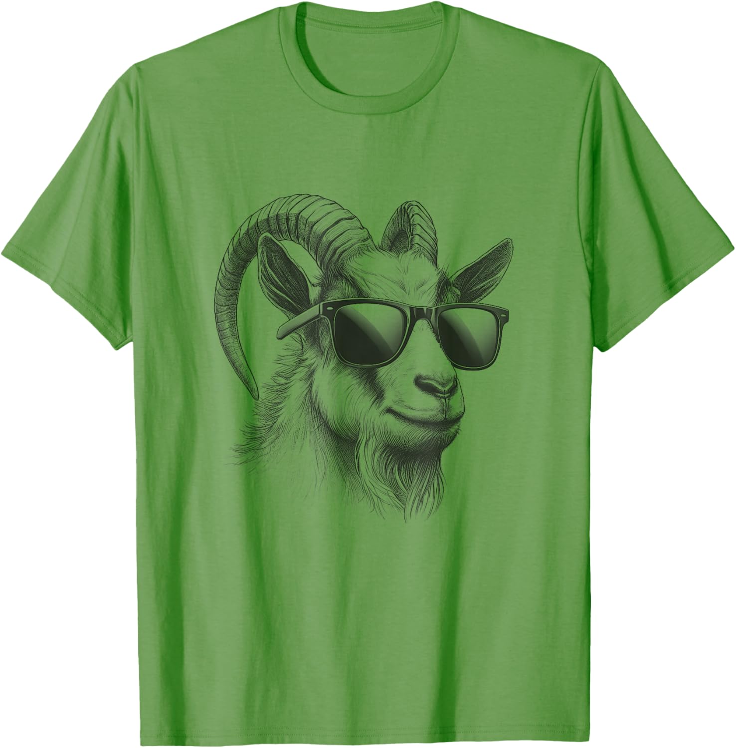 Cool Goat Sunglasses T-Shirt for Adults and Kids - Fun Casual Wear - 2