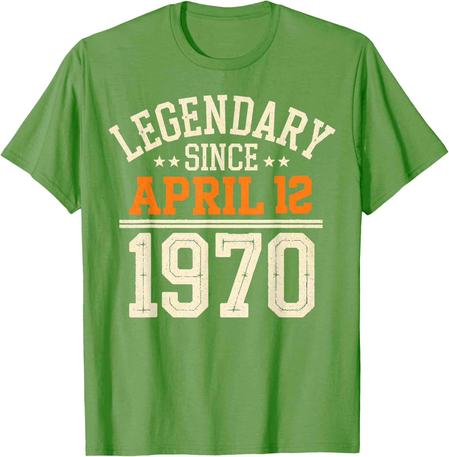 Legendary Since April 12, 1970 Funny Retro Birthday T-Shirt for Men and Women - 21