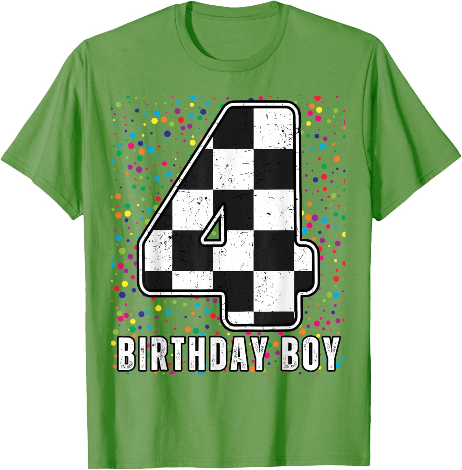 It's My 4th Birthday Racing Car Shirt for Boys Fun Family T-Shirt - 11
