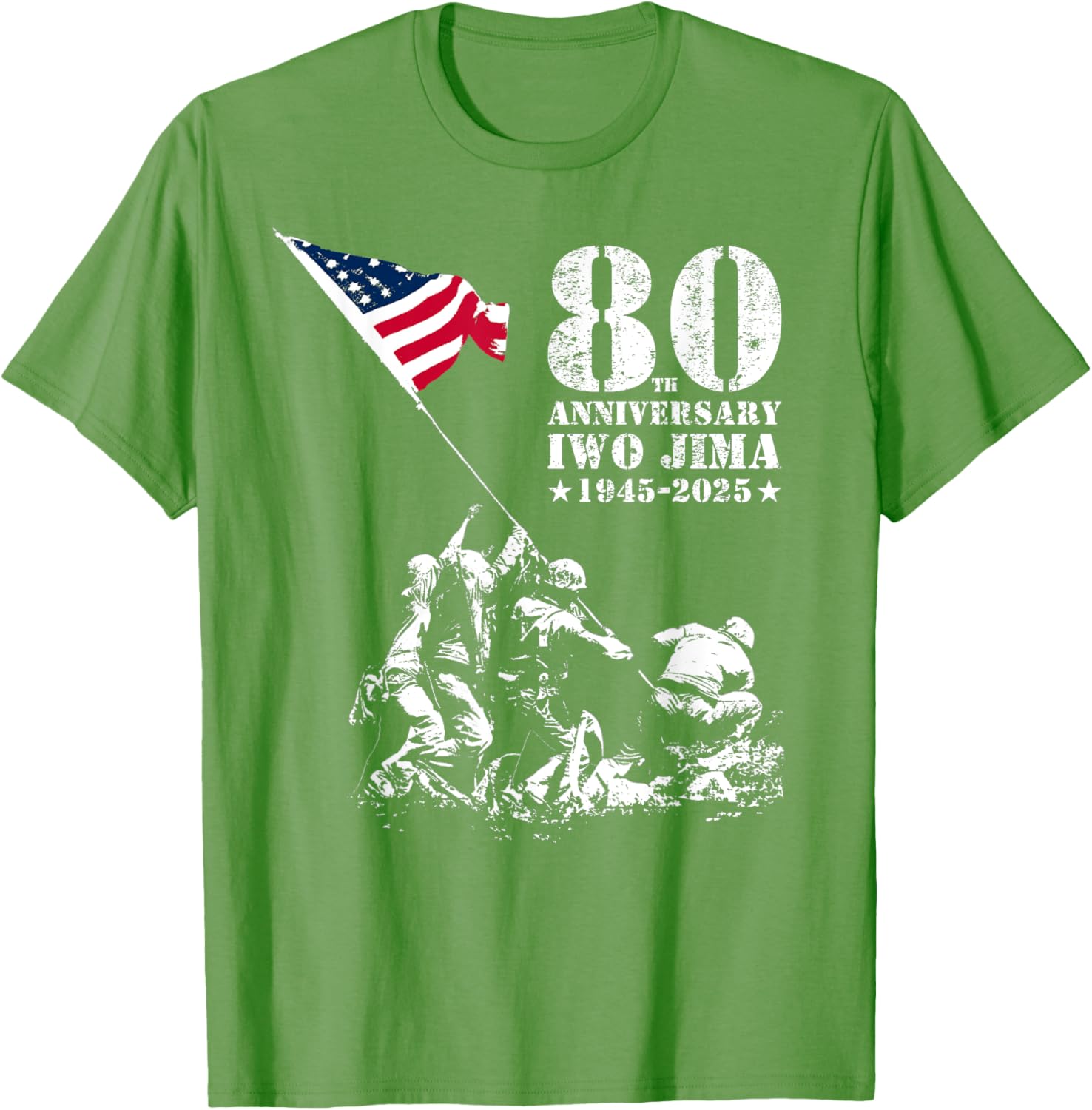 80th Anniversary Iwo Jima WWII Veterans T-Shirt for Honor and Remembrance - 20