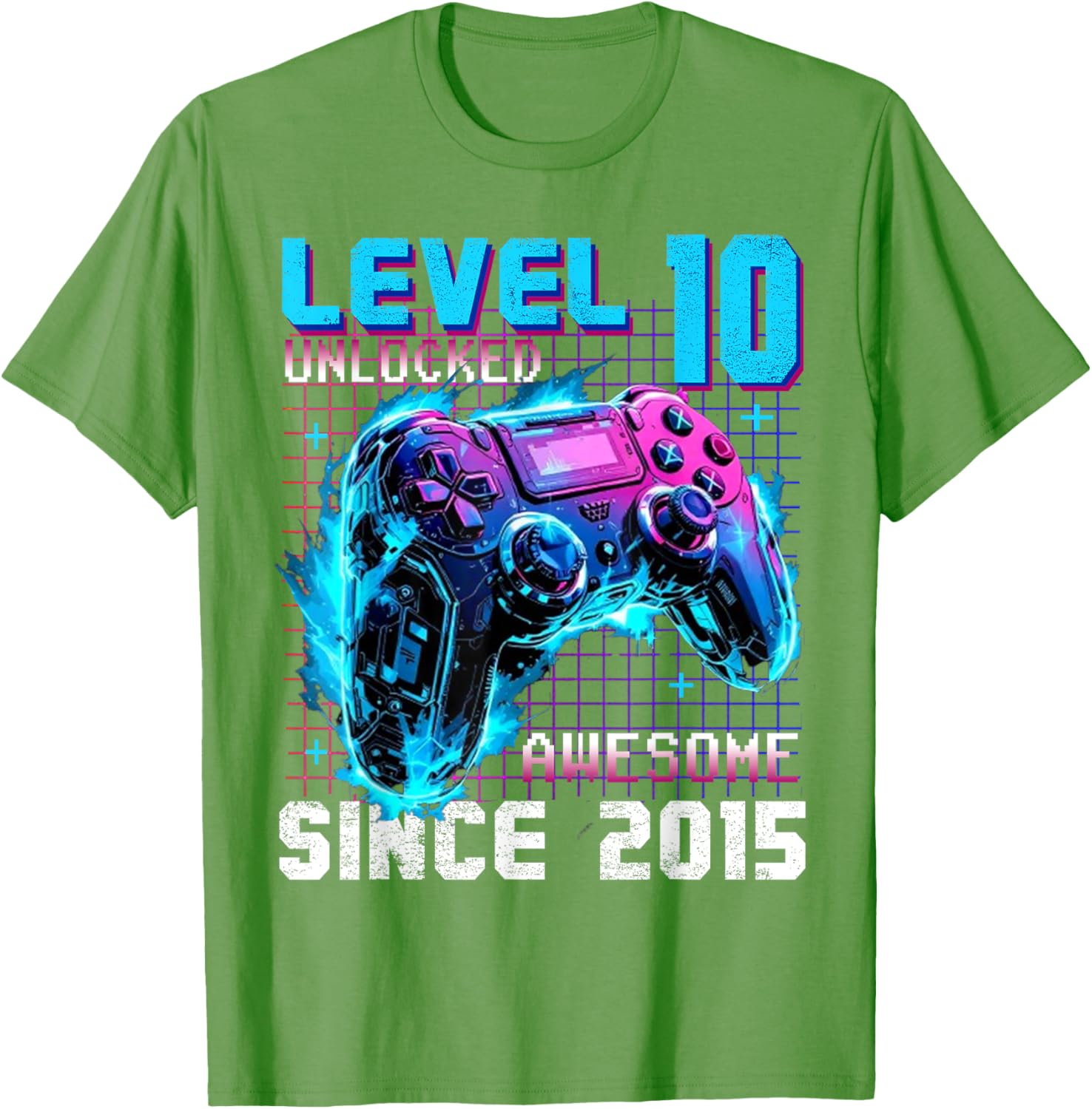 Level 10 Unlocked Gaming T-Shirt for 10th Birthday Celebration - 17