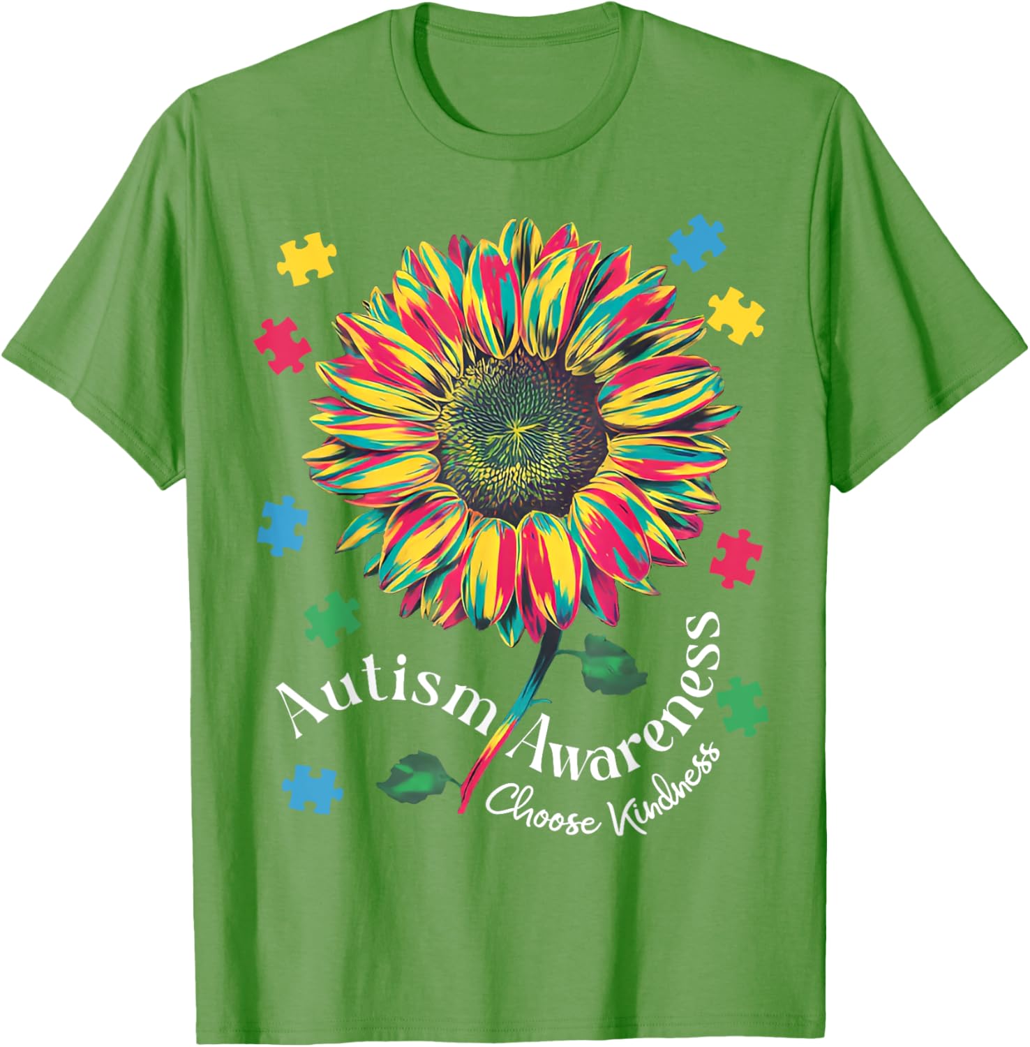 Autism Awareness Choose Kindness T-Shirt for Boys and Girls - 2