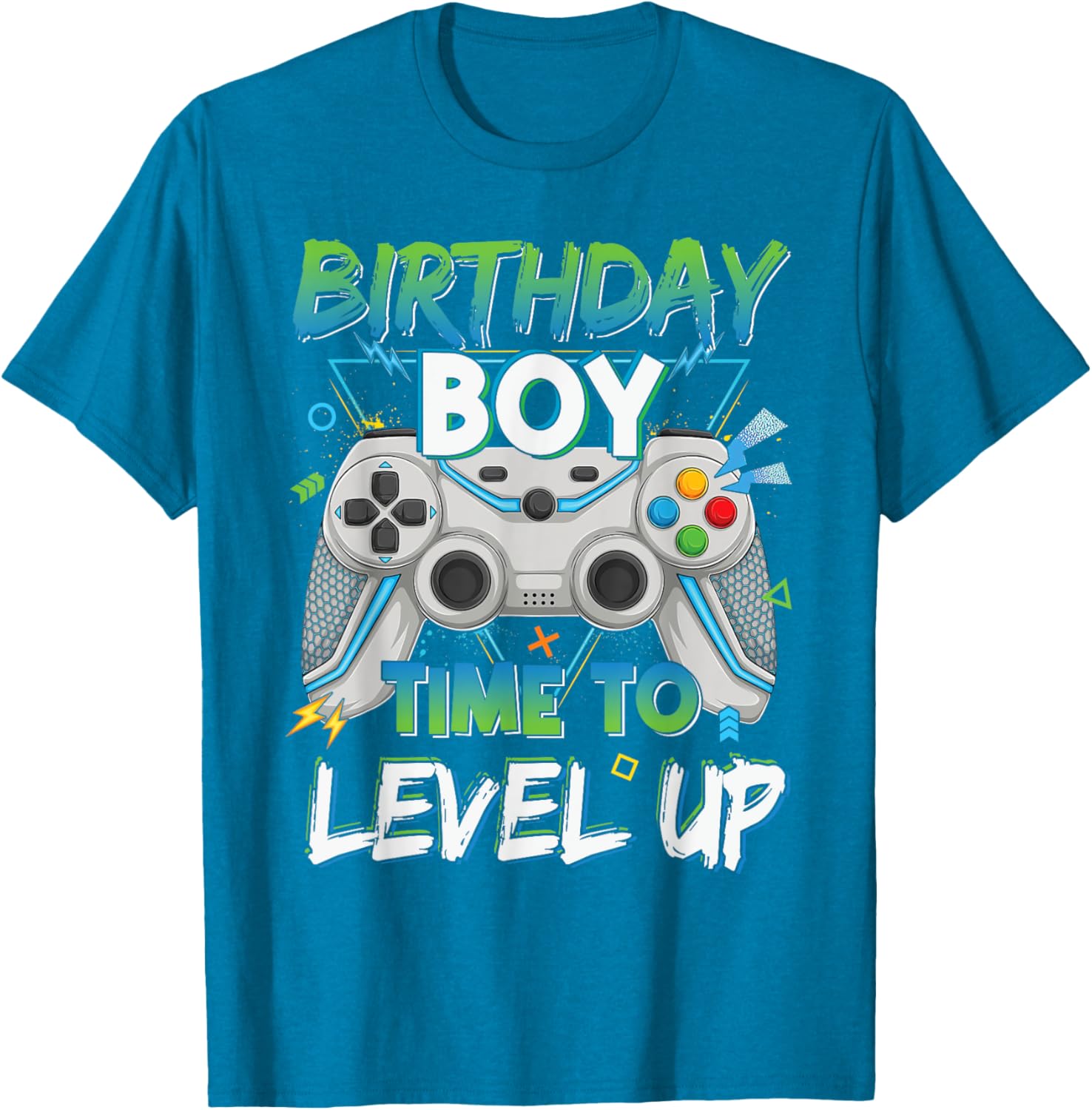 Level Up Gaming Birthday Boy T-Shirt for Young Gamer Boys - 10