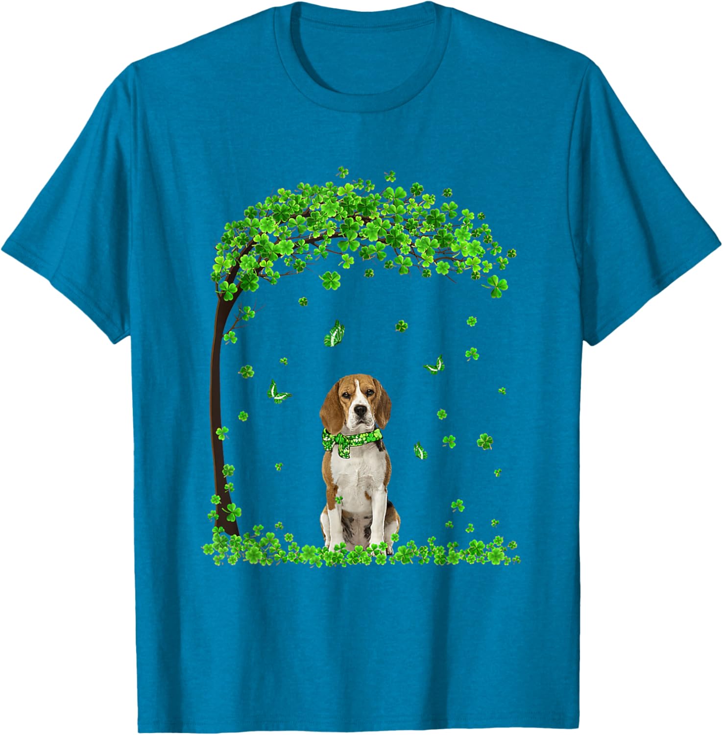 Beagle St Patricks Day Shamrock T-Shirt for Irish Dog Lovers - 18