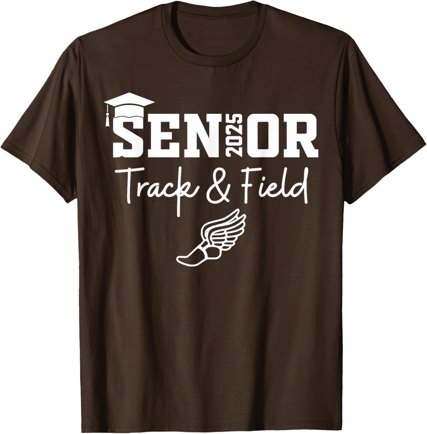 Track and Field Class of 2025 Graduation T-Shirt for Athletes - 8