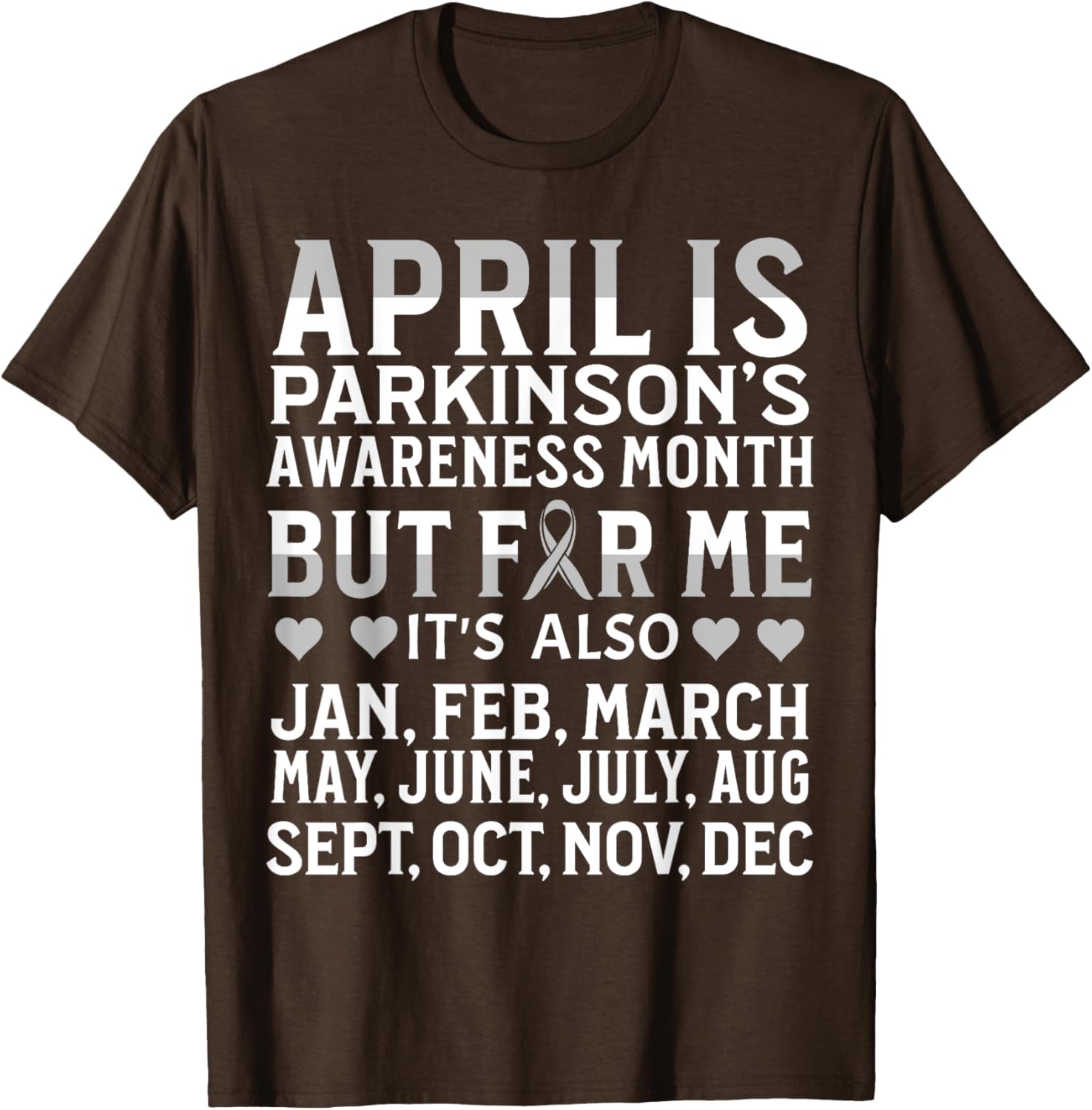 Support Parkinson's Awareness with Our April T-Shirt for Everyone - 5