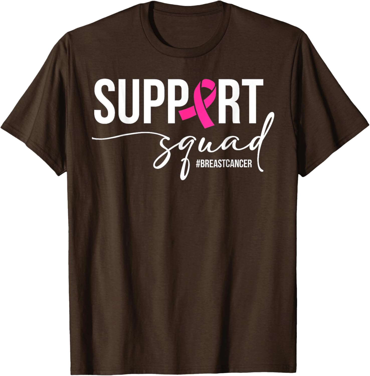 Breast Cancer Warrior Support Squad T-Shirt for Awareness and Empowerment - 5