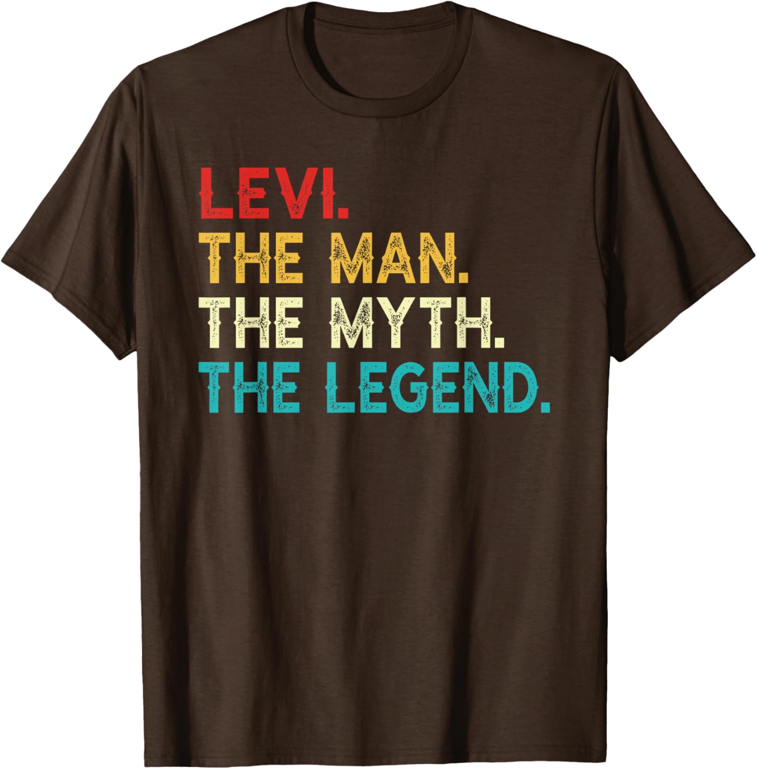 Funny Vintage Levi T-Shirt The Man The Myth The Legend Birthday Gift - 12