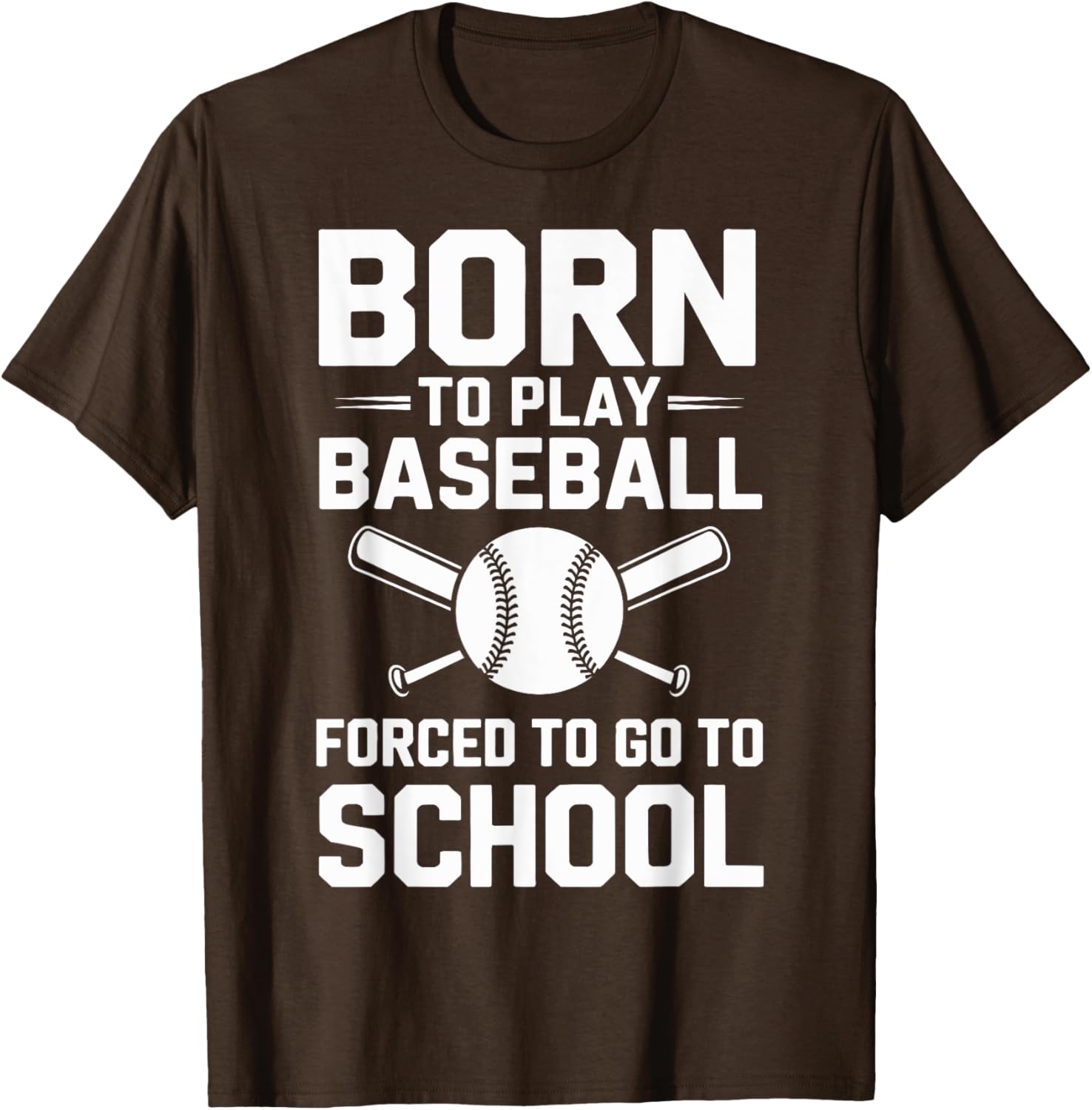 Born to Play Baseball T-Shirt Perfect for Young Athletes in School - 14