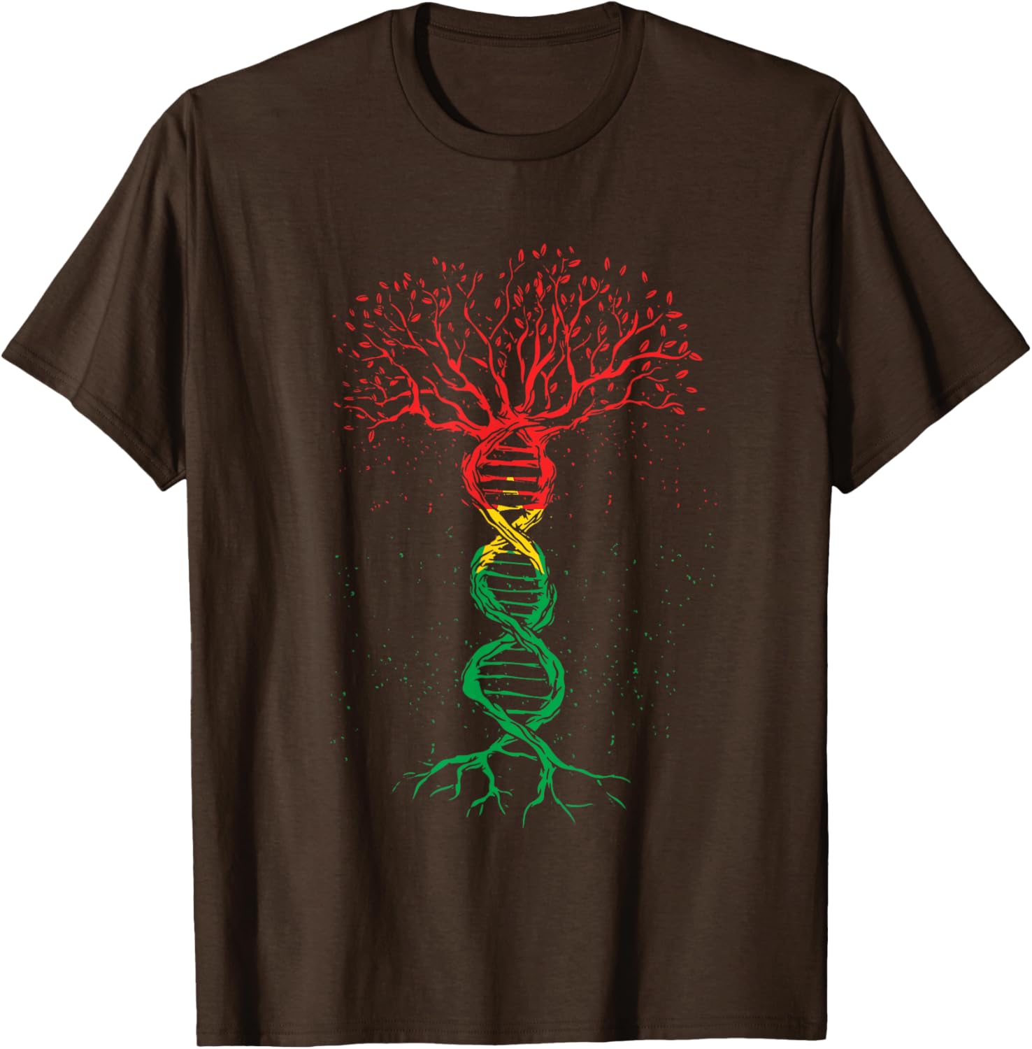 Burkina Faso Pride T-Shirt with DNA Tree Roots and Flag Design - 17
