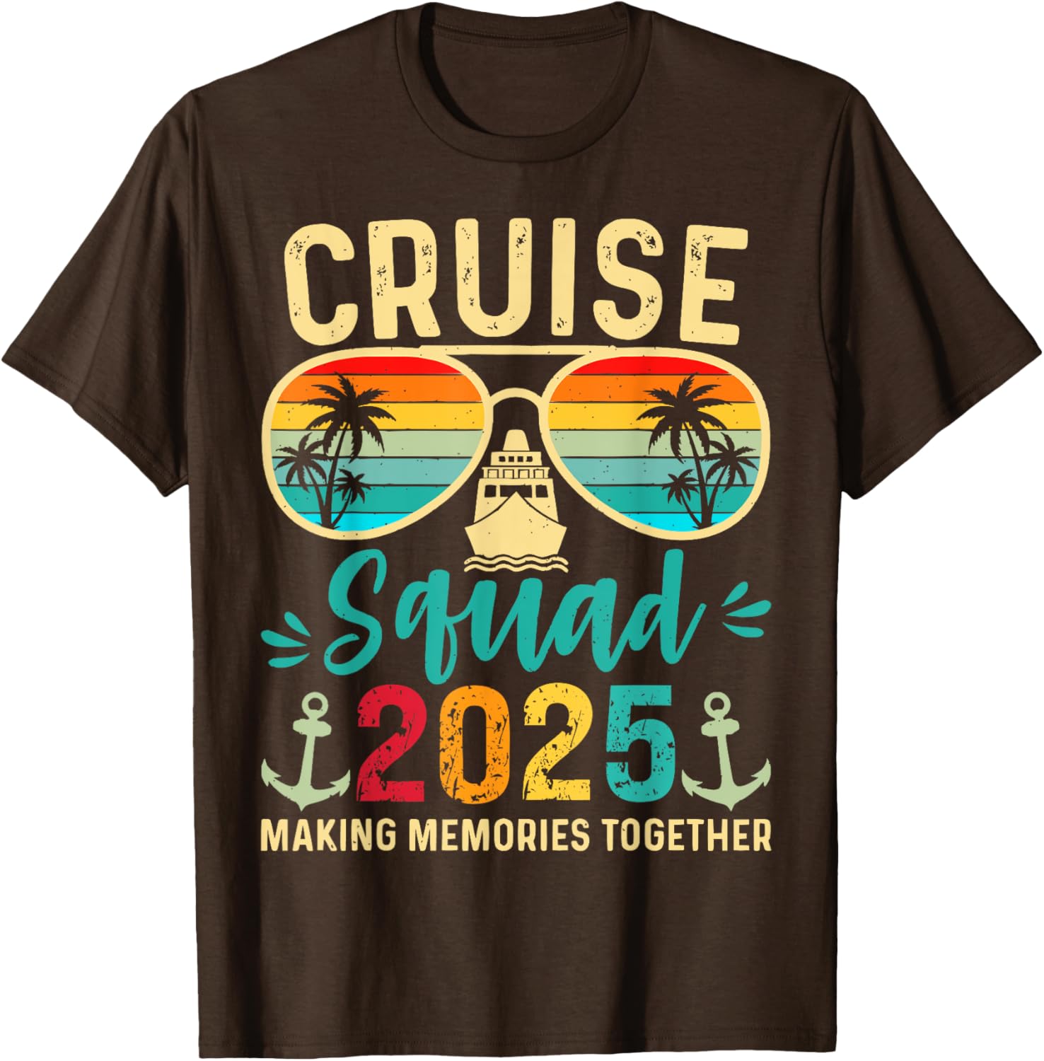 Cruise Squad 2025 Birthday Party Matching T-Shirt for Fun Vacations - 12