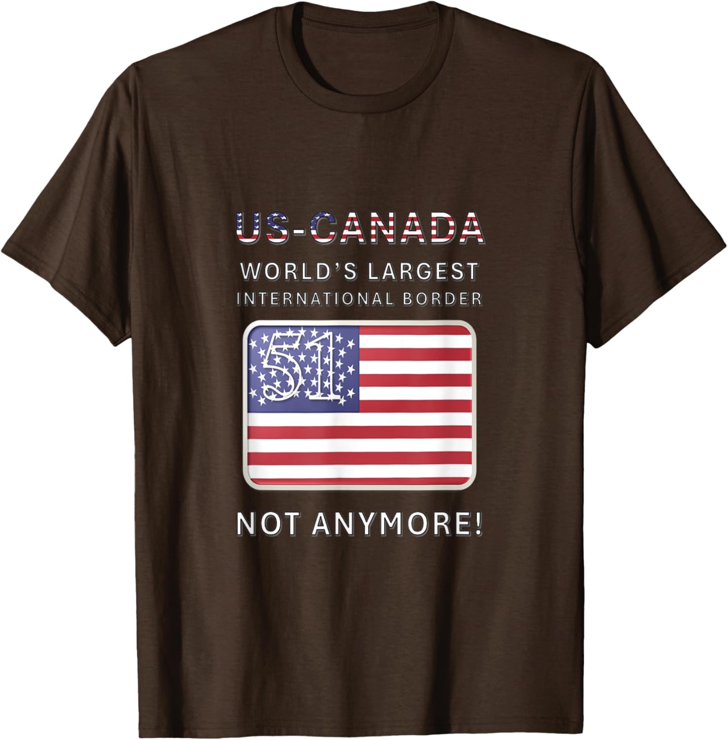 US-Canada Border MAGA T-Shirt - Proudly Celebrate Our Heritage - 15