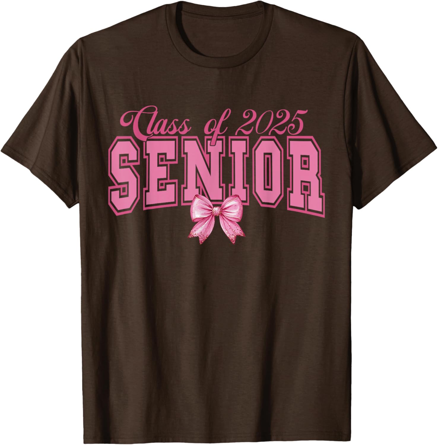 Class of 2025 Graduation Bow Tee Stylish T-Shirt for Proud Grads - 11