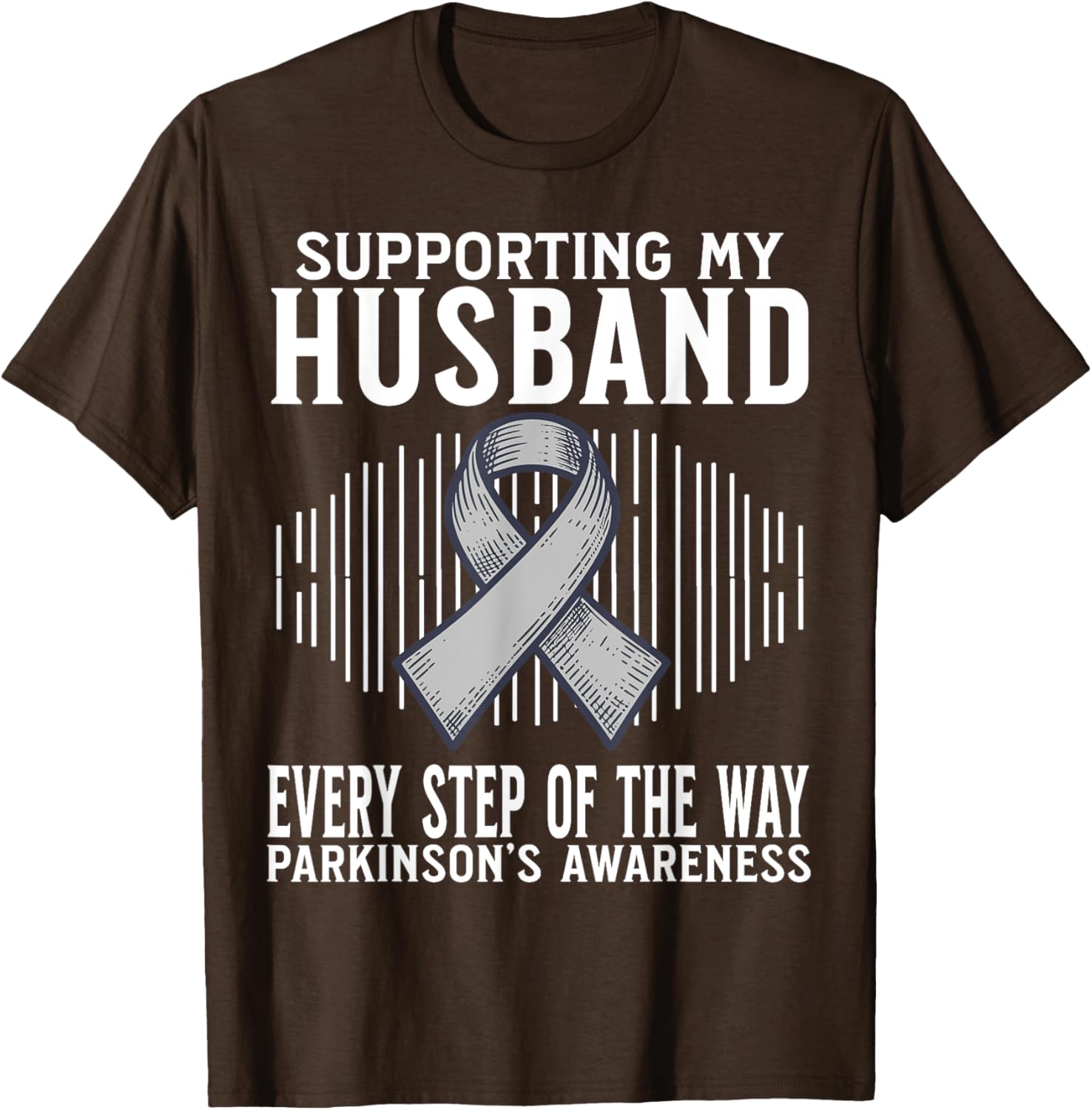 Support My Husband Parkinson's Disease Awareness T-Shirt Gift - 3