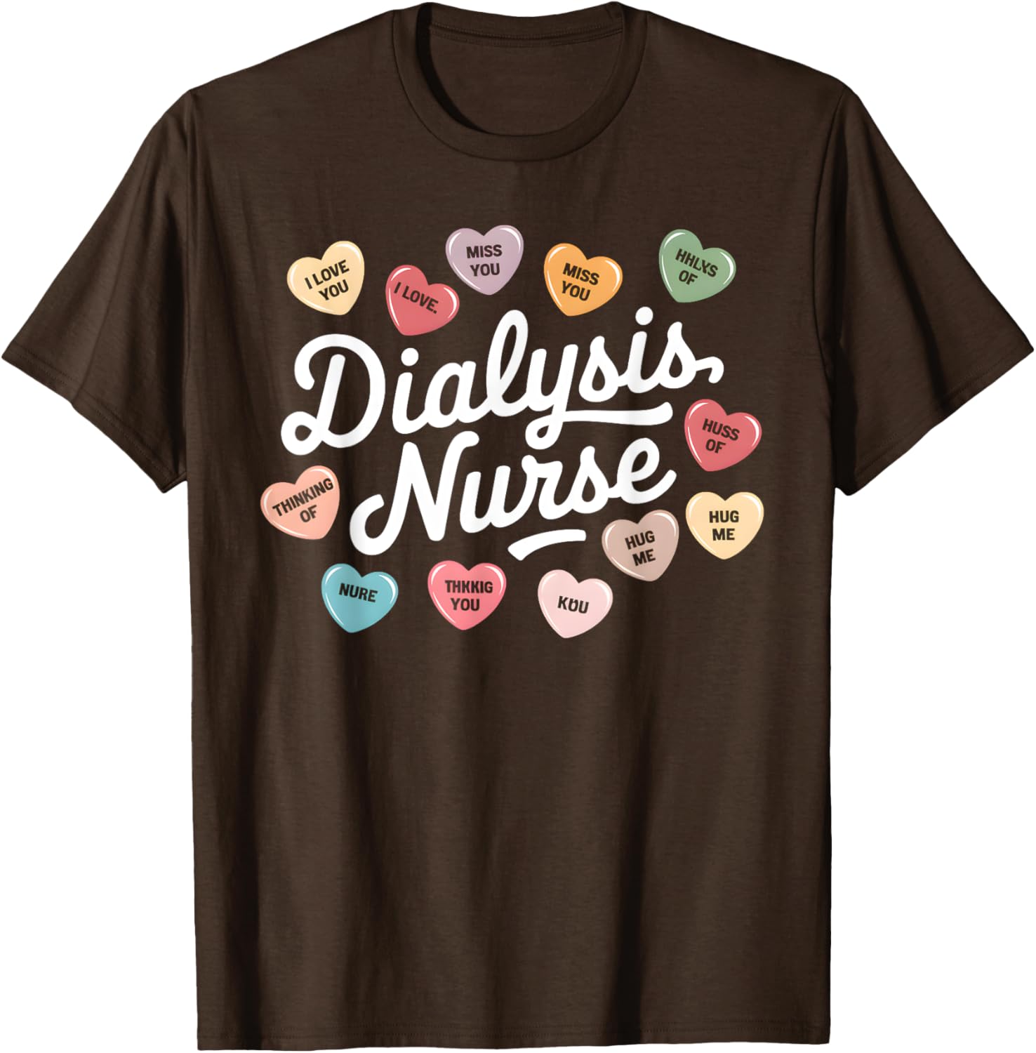Valentine's Day Dialysis Nurse T-Shirt for Nephrology Technicians - 16
