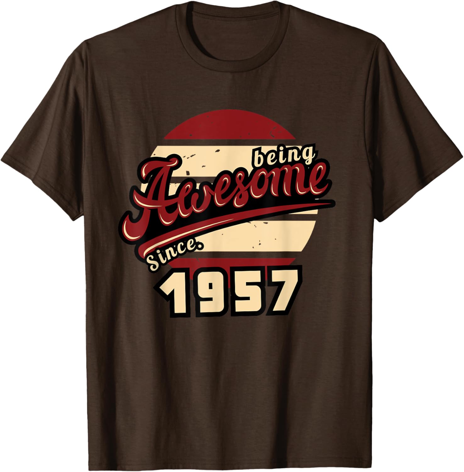 Awesome Since 1957 Retro 68th Birthday T-Shirt Gift for Him or Her - 14