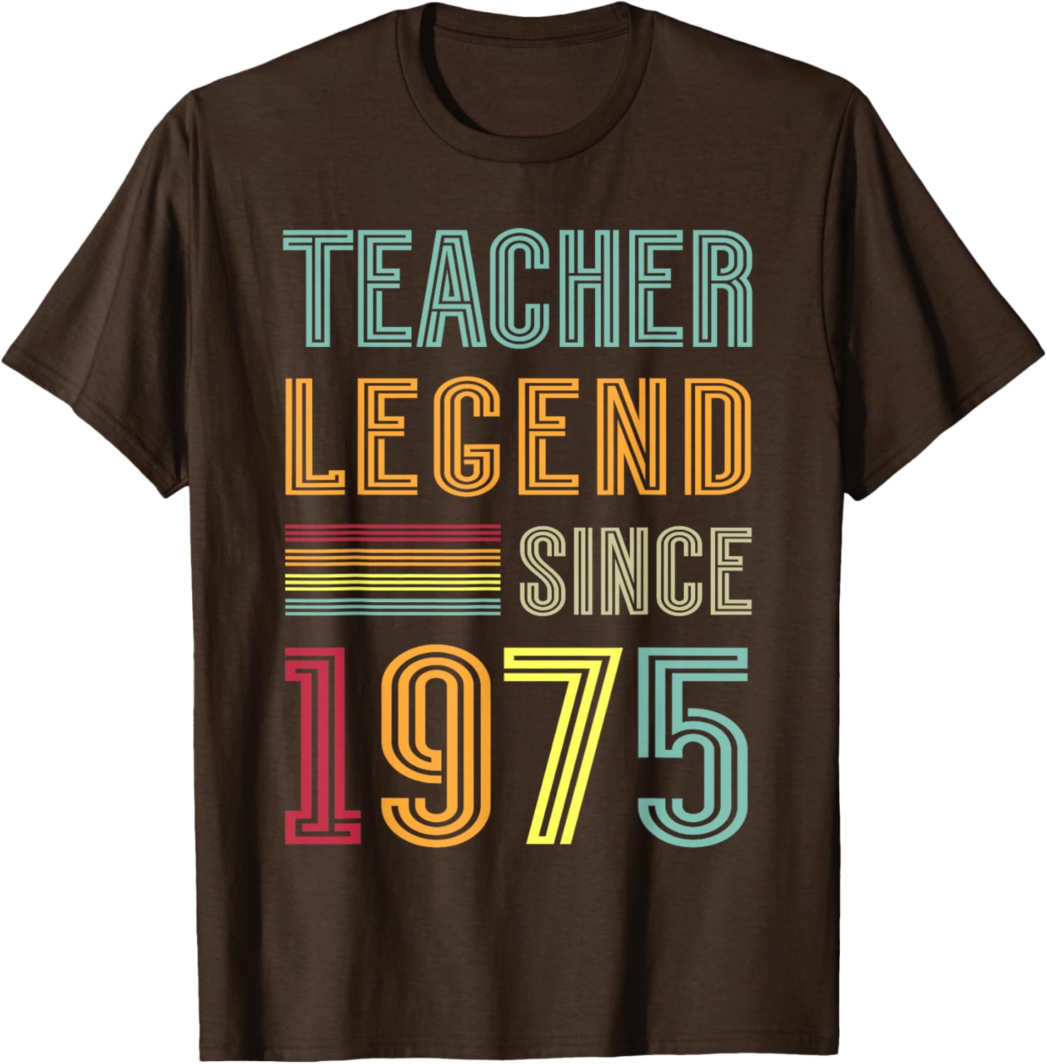50th Birthday Teacher T-Shirt 1975 Teaching Legend 50 Years School Pride - 3