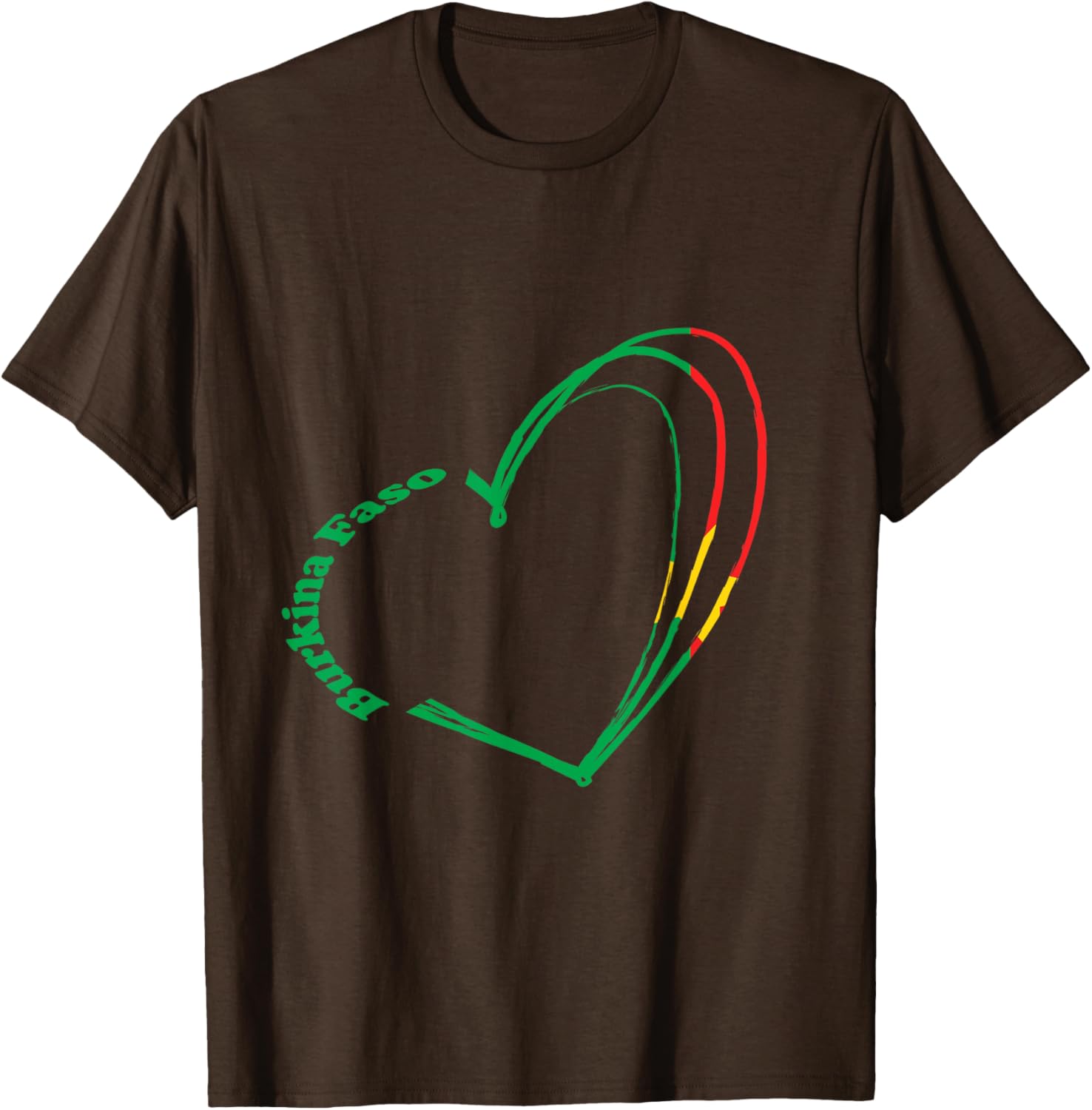 Burkina Faso Flag T-Shirt for Pride and Love of Burkina Faso - 24