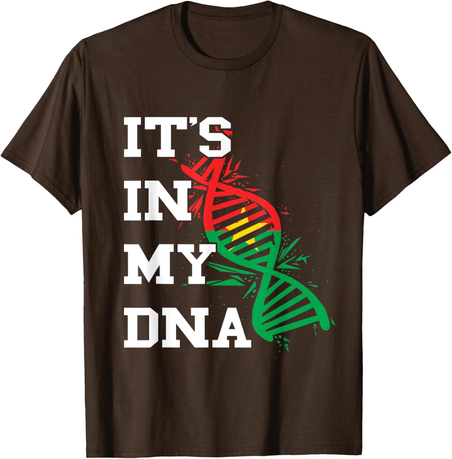 Burkina Faso Flag Its In My DNA Burkina Fasoan Roots T-Shirt - 24