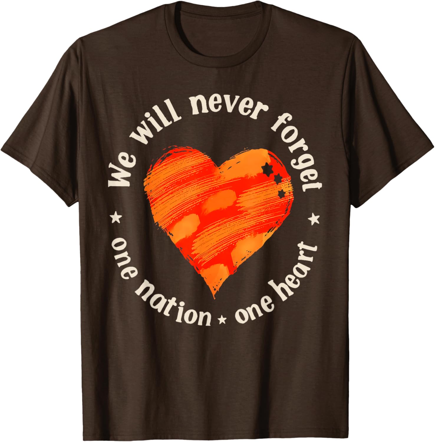 We Will Never Forget One Nation One Heart T-Shirt for Proud Americans - 11