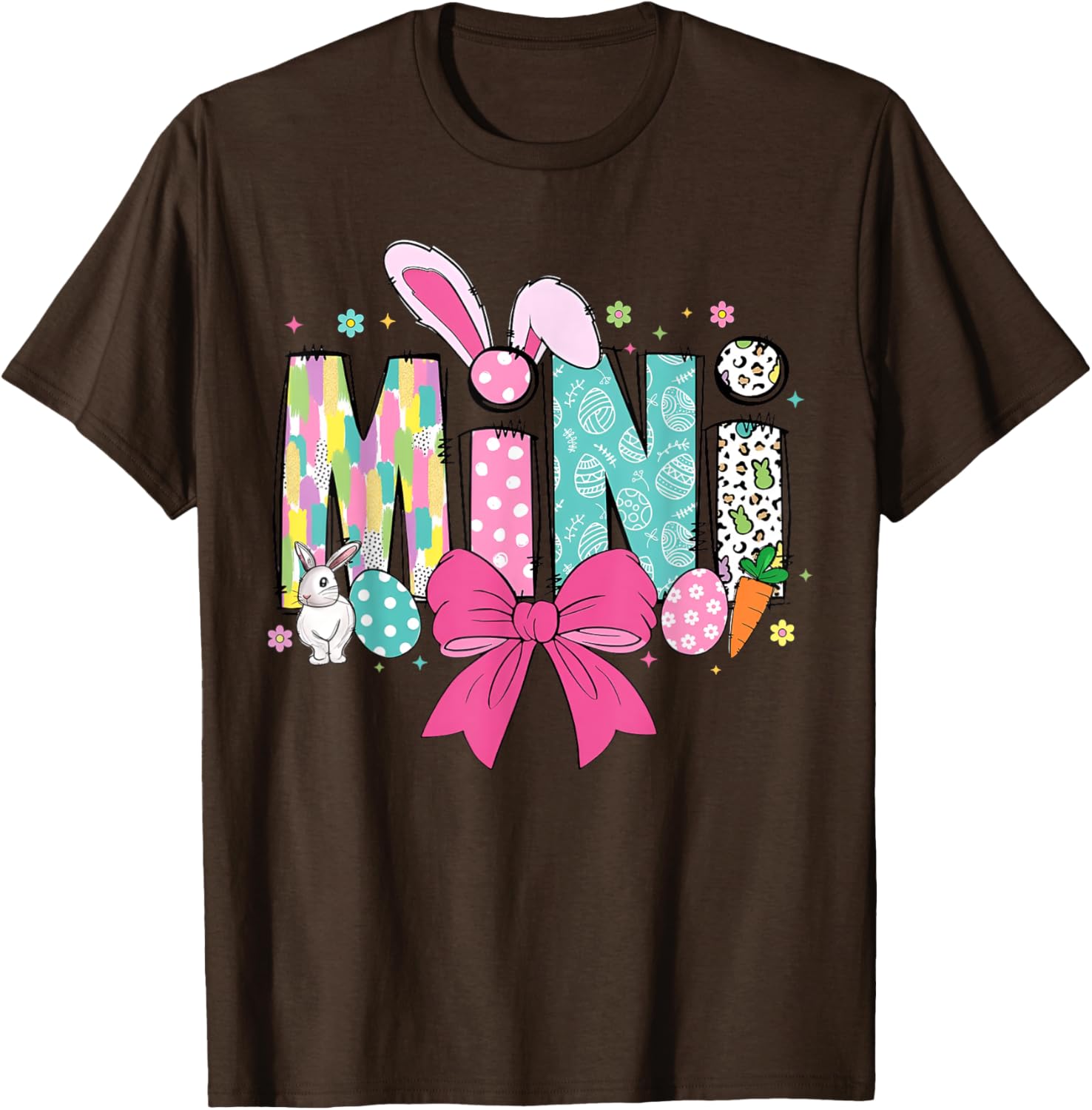 Adorable Mama Bunny Easter T-Shirt for Matching Family Celebrations - 11