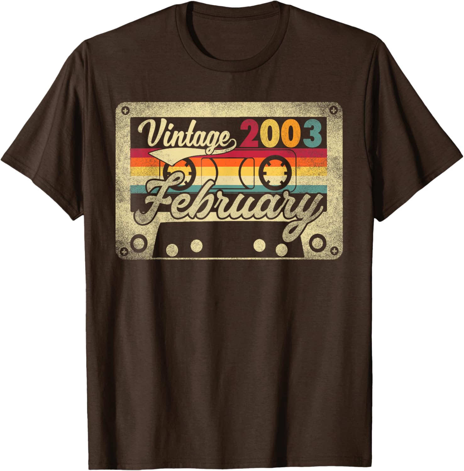Vintage February 2003 Birthday T-Shirt Retro Funny Design Gift Idea - 9