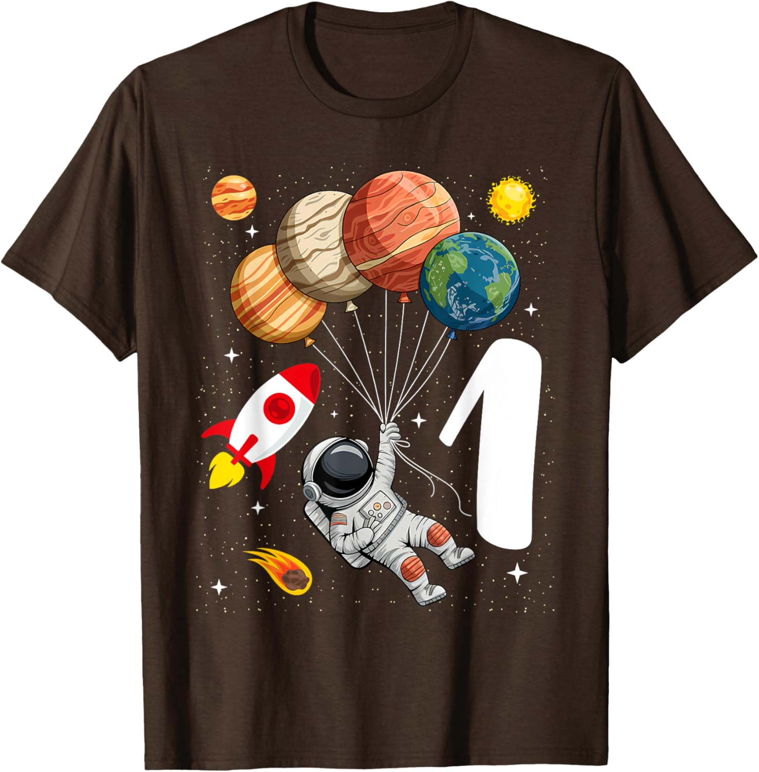 Adorable 1st Birthday Astronaut T-Shirt for Boys and Girls - 3