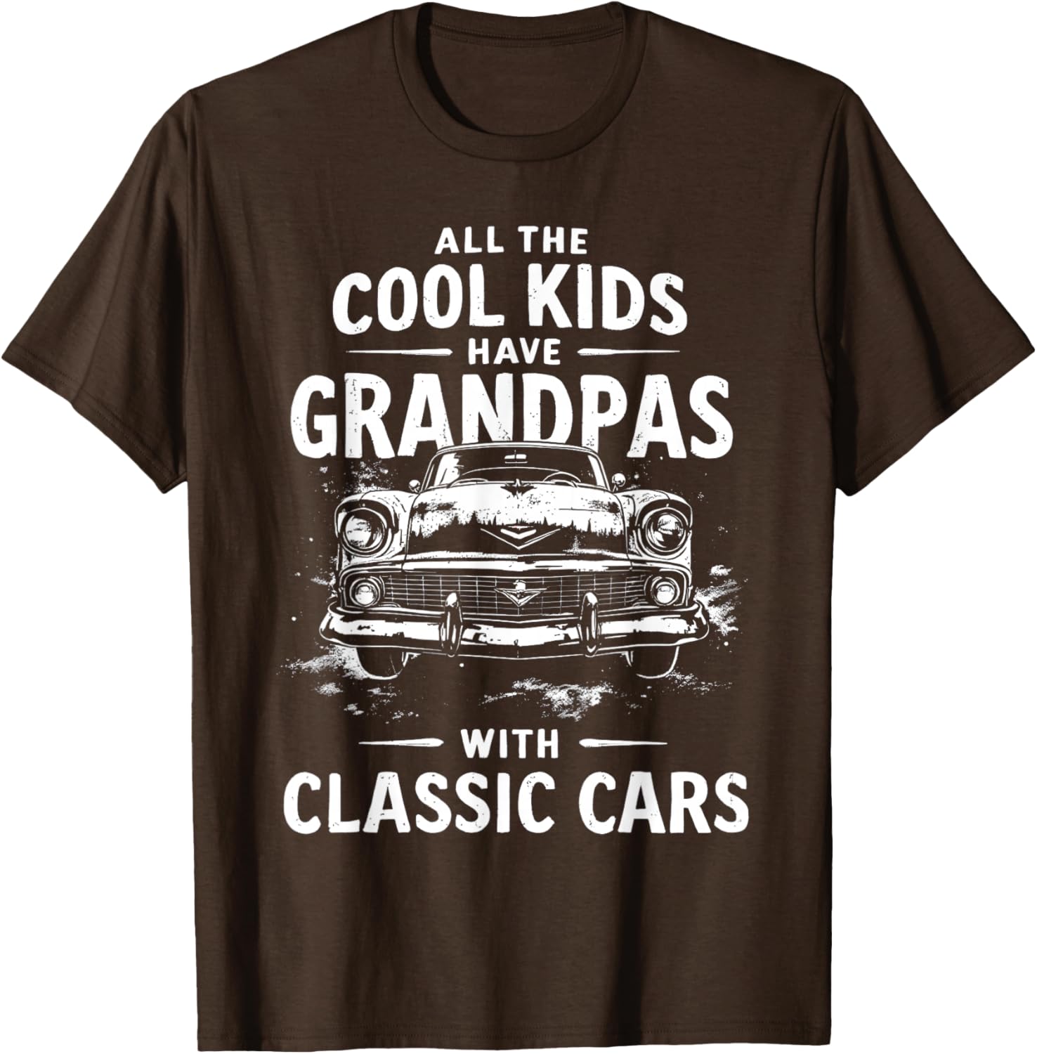 Classic Car Enthusiast T-Shirt for Car Guy Grandpas and Dads - 1