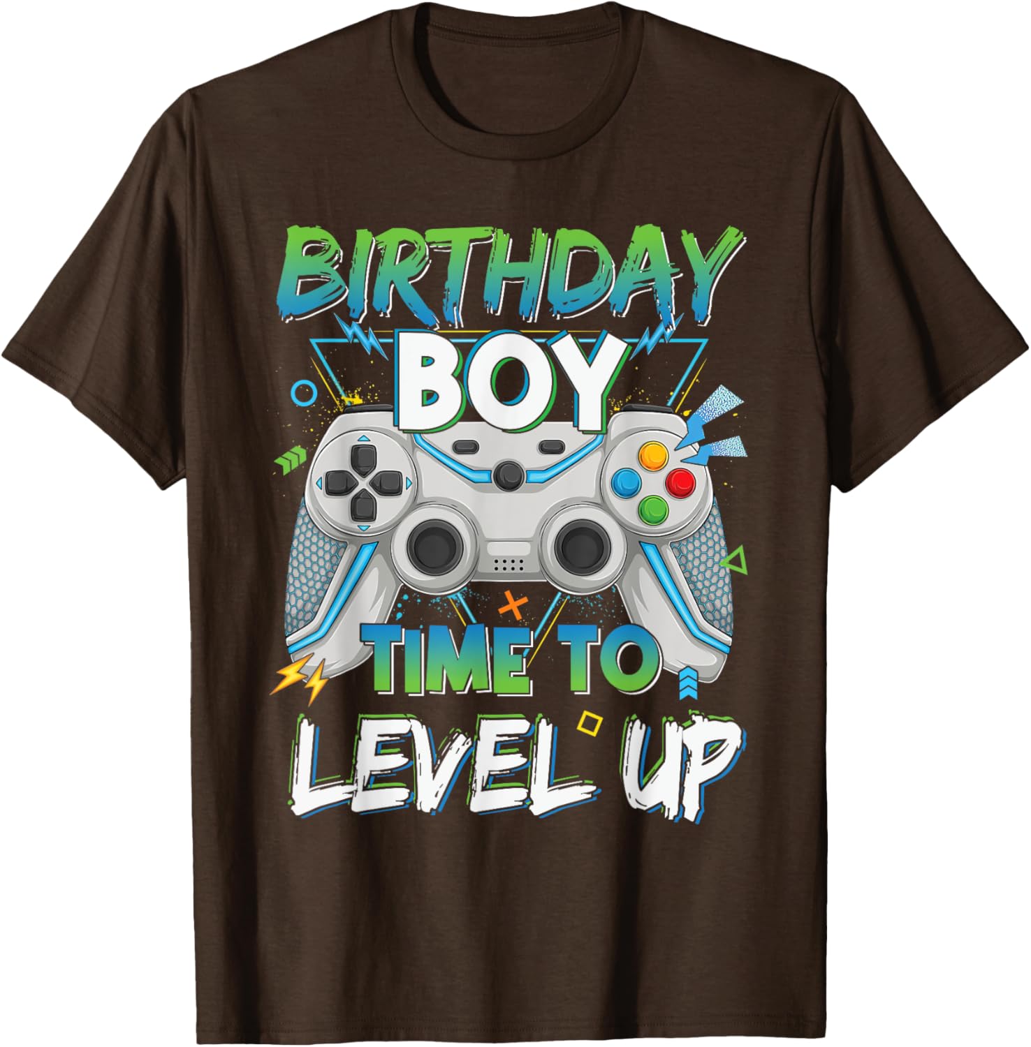 Level Up Gaming Birthday Boy T-Shirt for Young Gamer Boys - 25