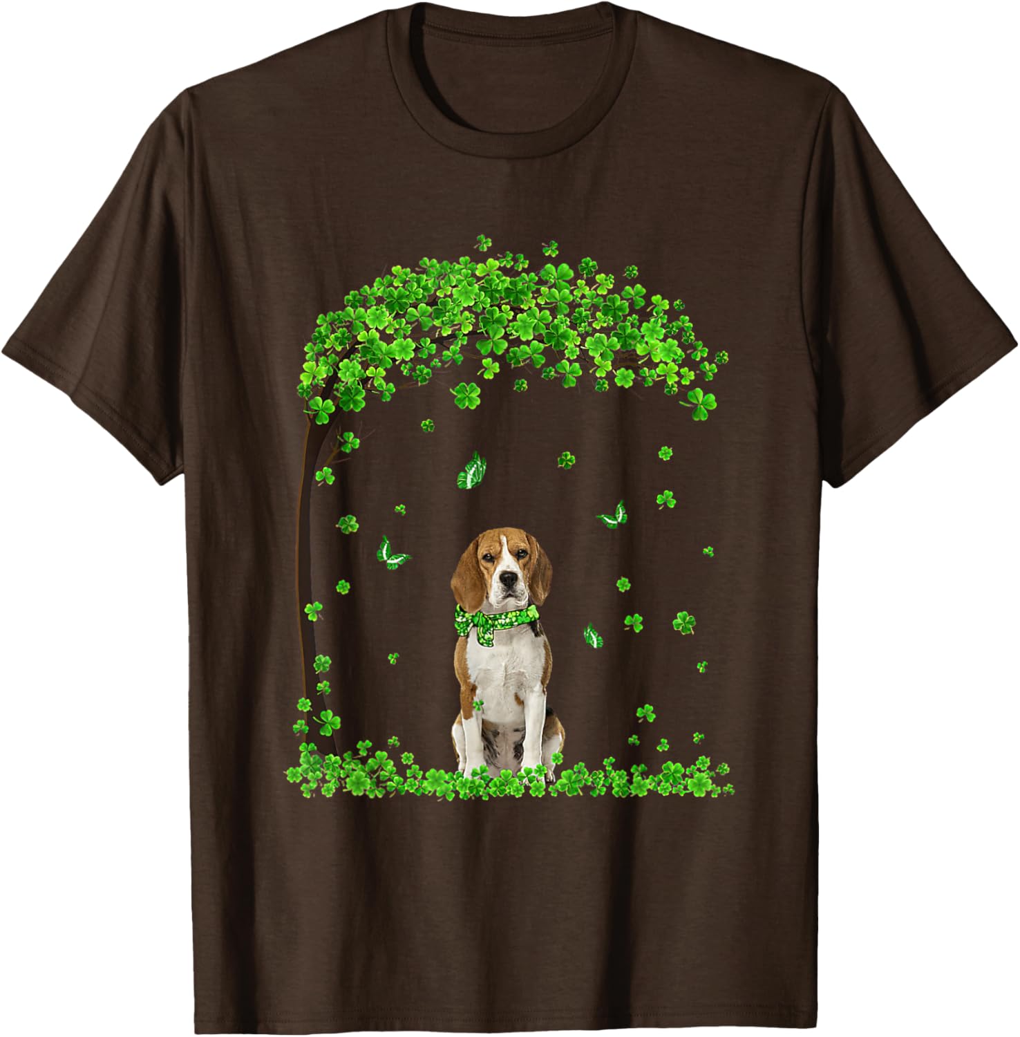 Beagle St Patricks Day Shamrock T-Shirt for Irish Dog Lovers - 2