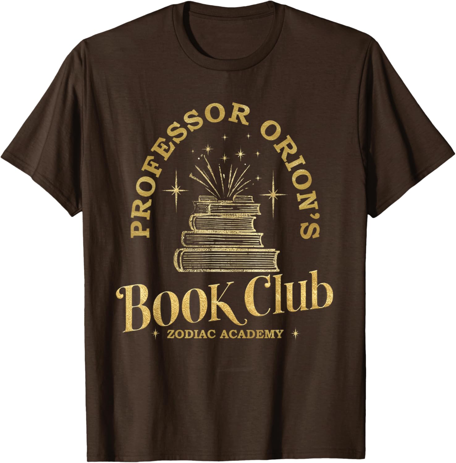 Academy Book Nerd Professor Orion's Zodiac BookClub T-Shirt for Fans - 7