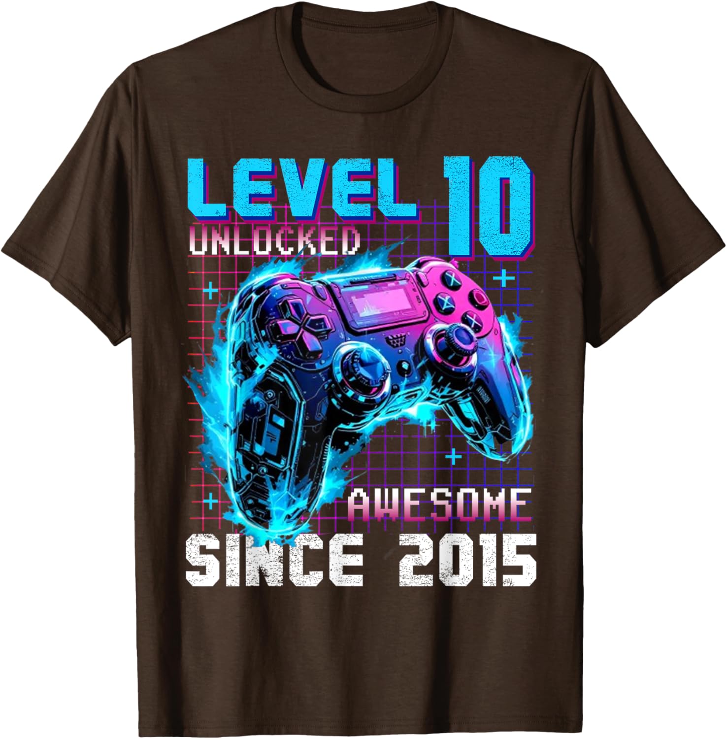 Level 10 Unlocked Gaming T-Shirt for 10th Birthday Celebration - 2