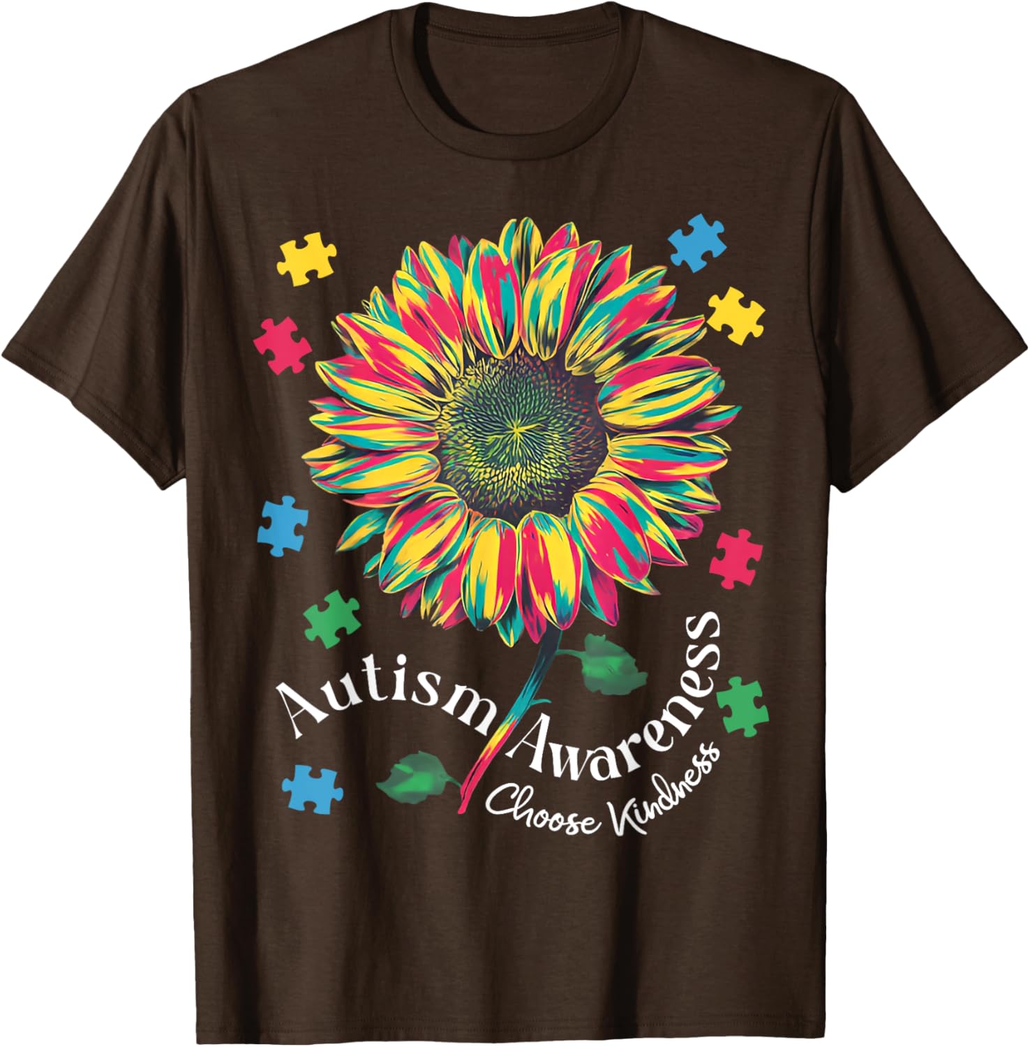 Autism Awareness Choose Kindness T-Shirt for Boys and Girls - 5