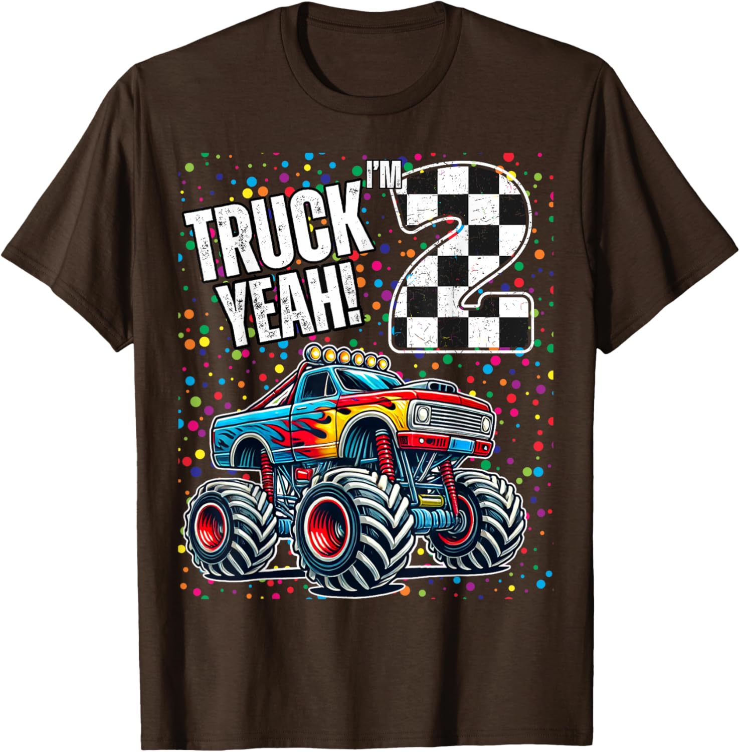 2nd Birthday Monster Truck Shirt for Boys - Fun Family T-Shirt - 4
